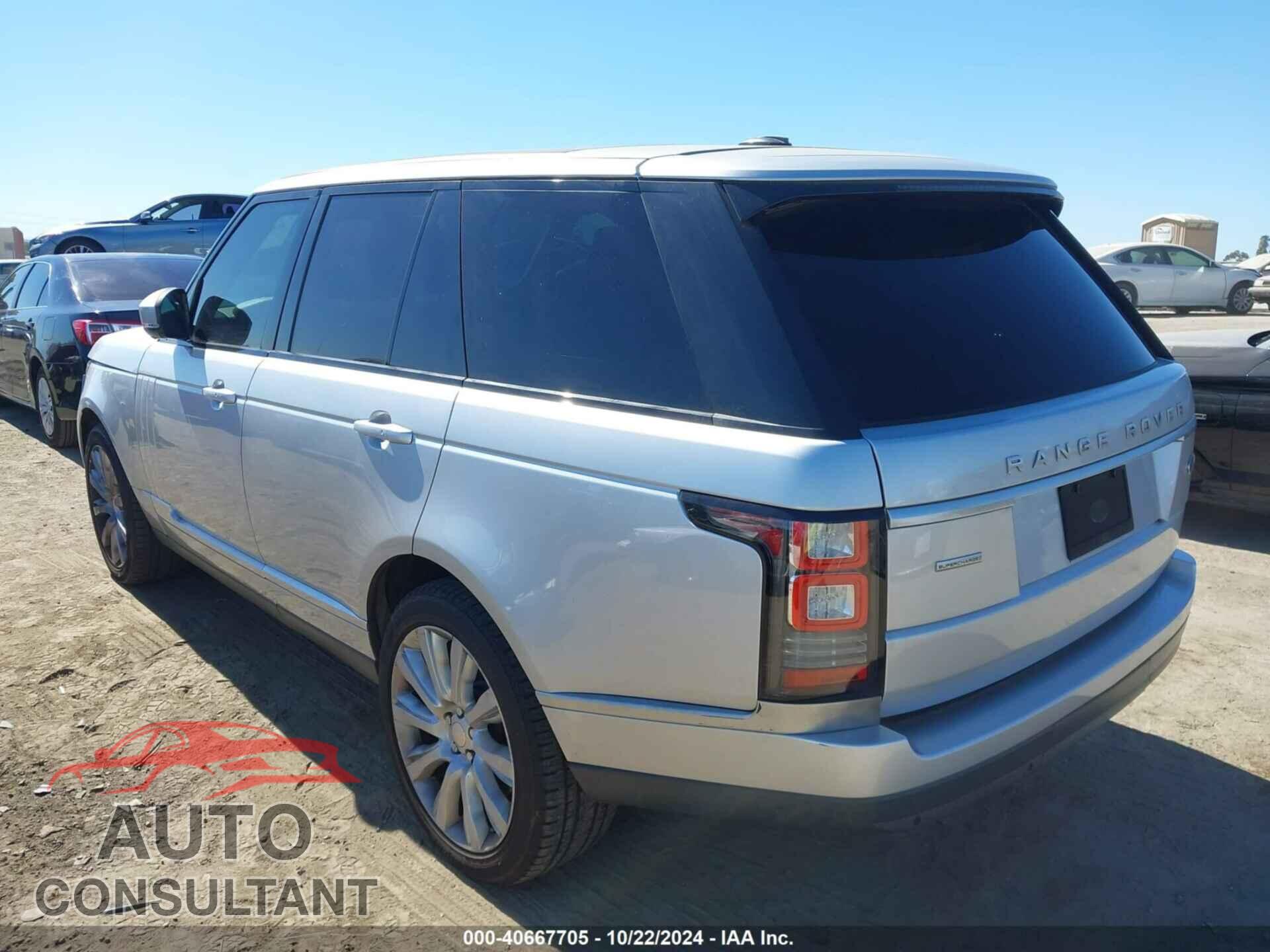 LAND ROVER RANGE ROVER 2015 - SALGS2TFXFA204689