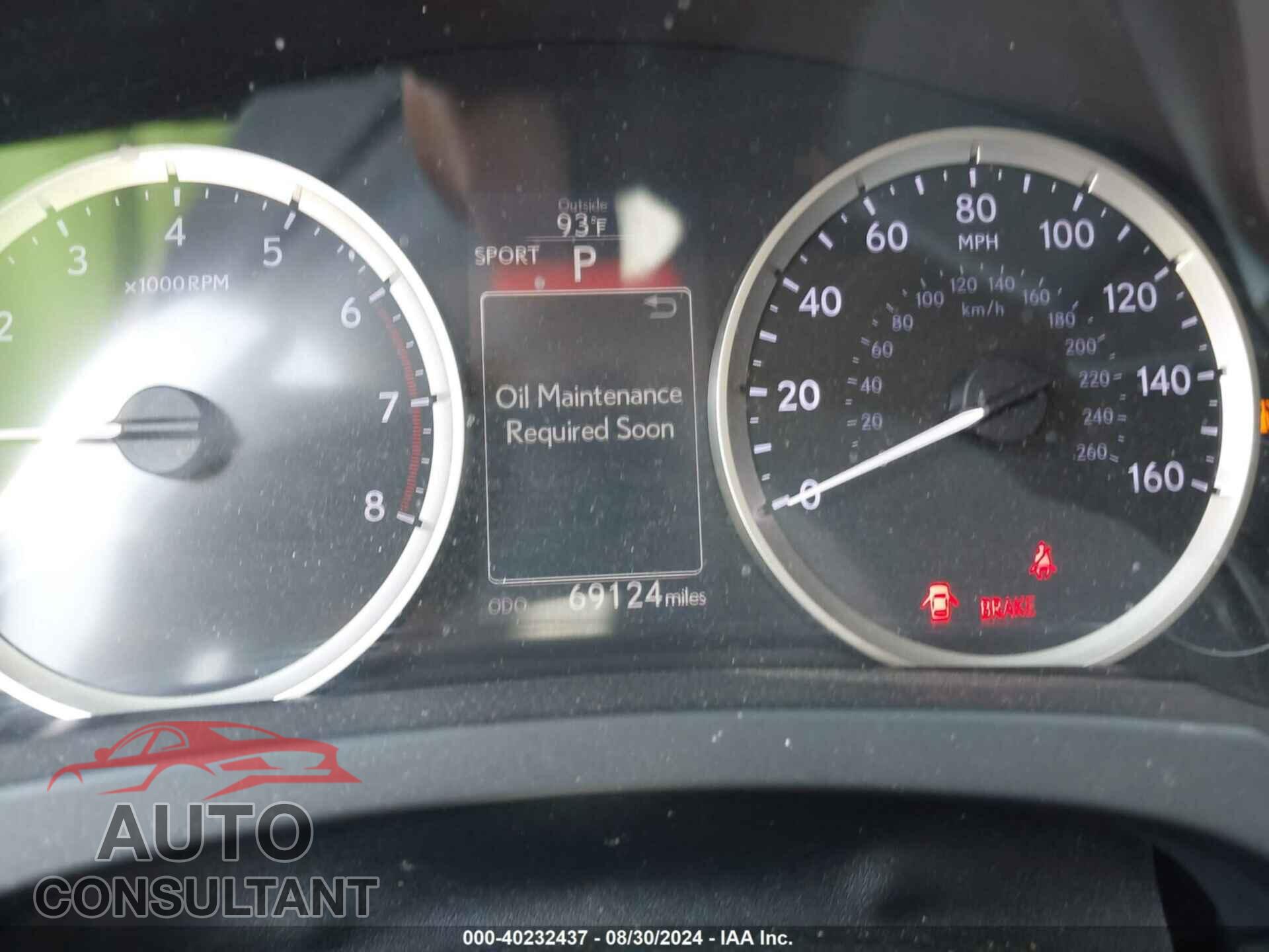 LEXUS IS 200T 2016 - JTHBA1D24G5032050