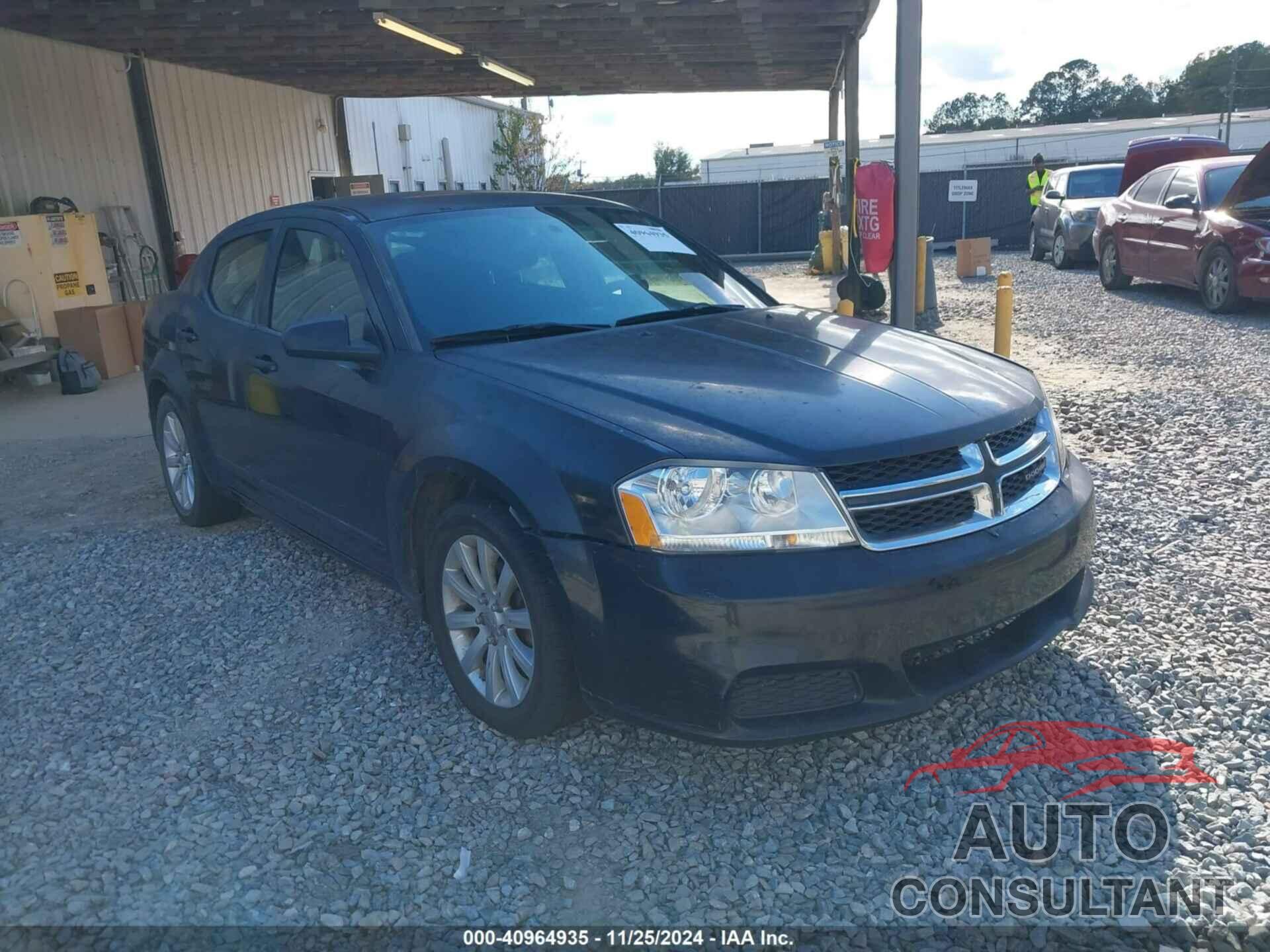 DODGE AVENGER 2012 - 1C3CDZAB4CN322724