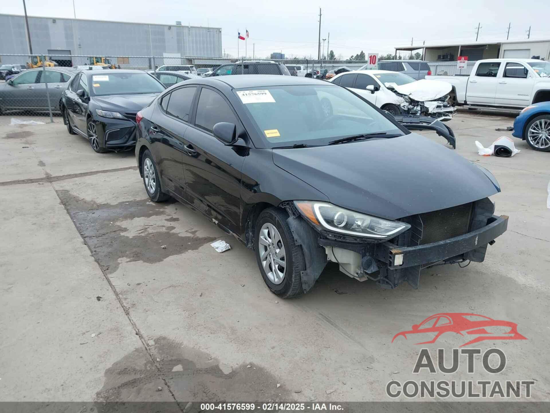 HYUNDAI ELANTRA 2017 - KMHD74LF6HU340225