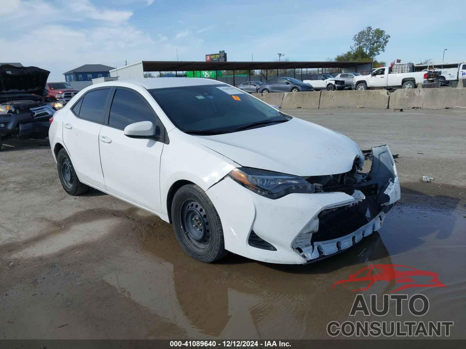 TOYOTA COROLLA 2019 - 5YFBURHE1KP890437