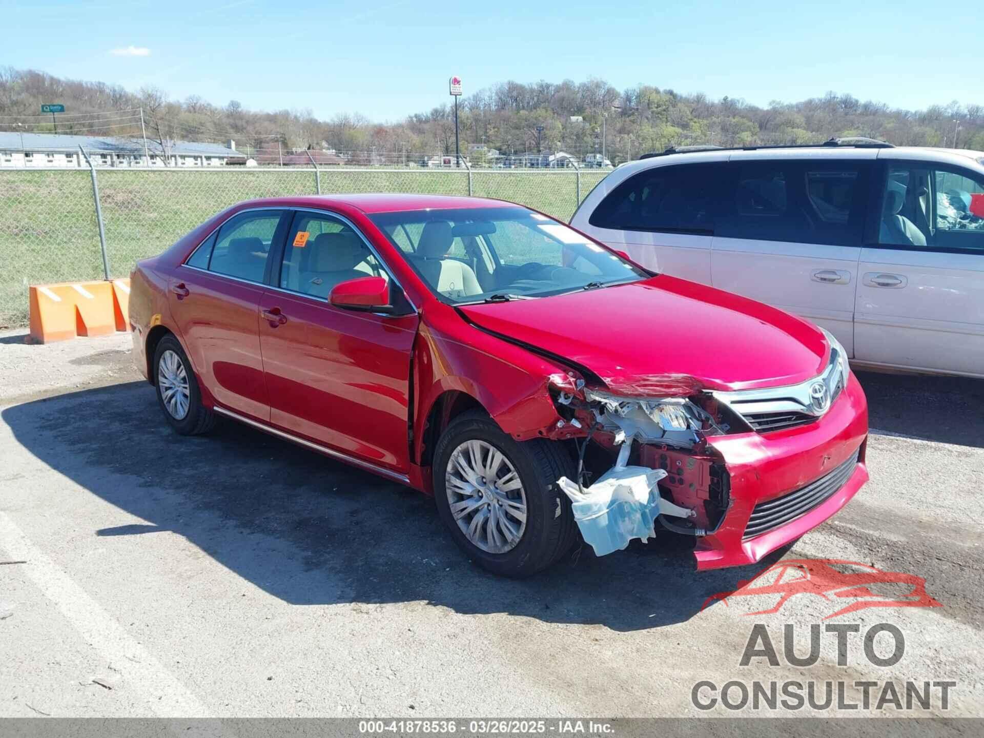 TOYOTA CAMRY 2012 - 4T1BF1FK8CU543126