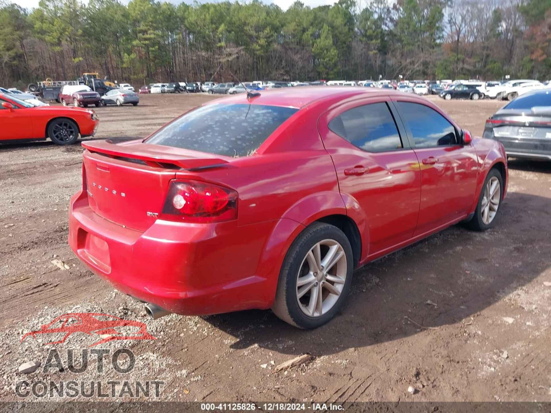 DODGE AVENGER 2013 - 1C3CDZCB4DN615781