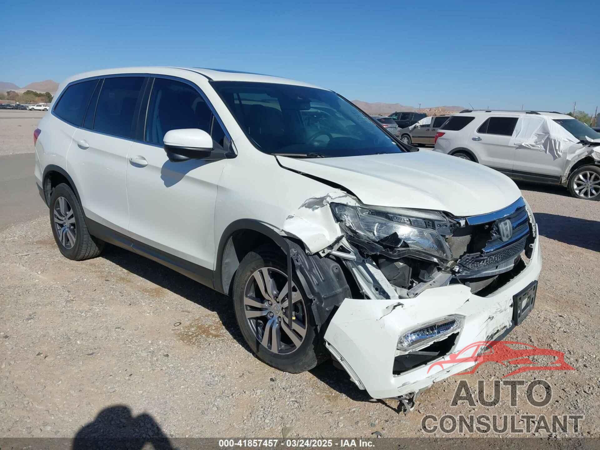 HONDA PILOT 2017 - 5FNYF6H64HB084575