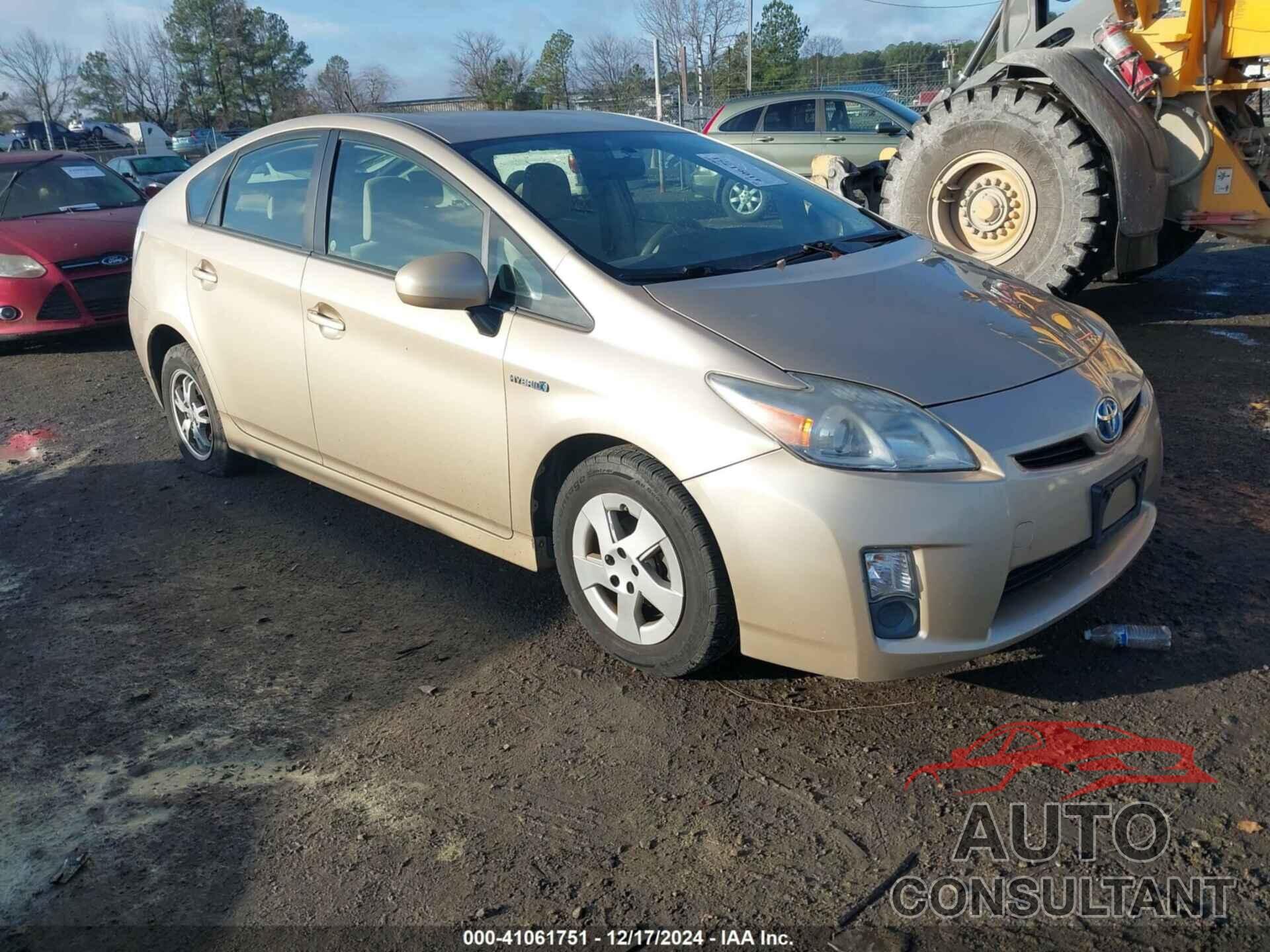 TOYOTA PRIUS 2010 - JTDKN3DU8A1022672