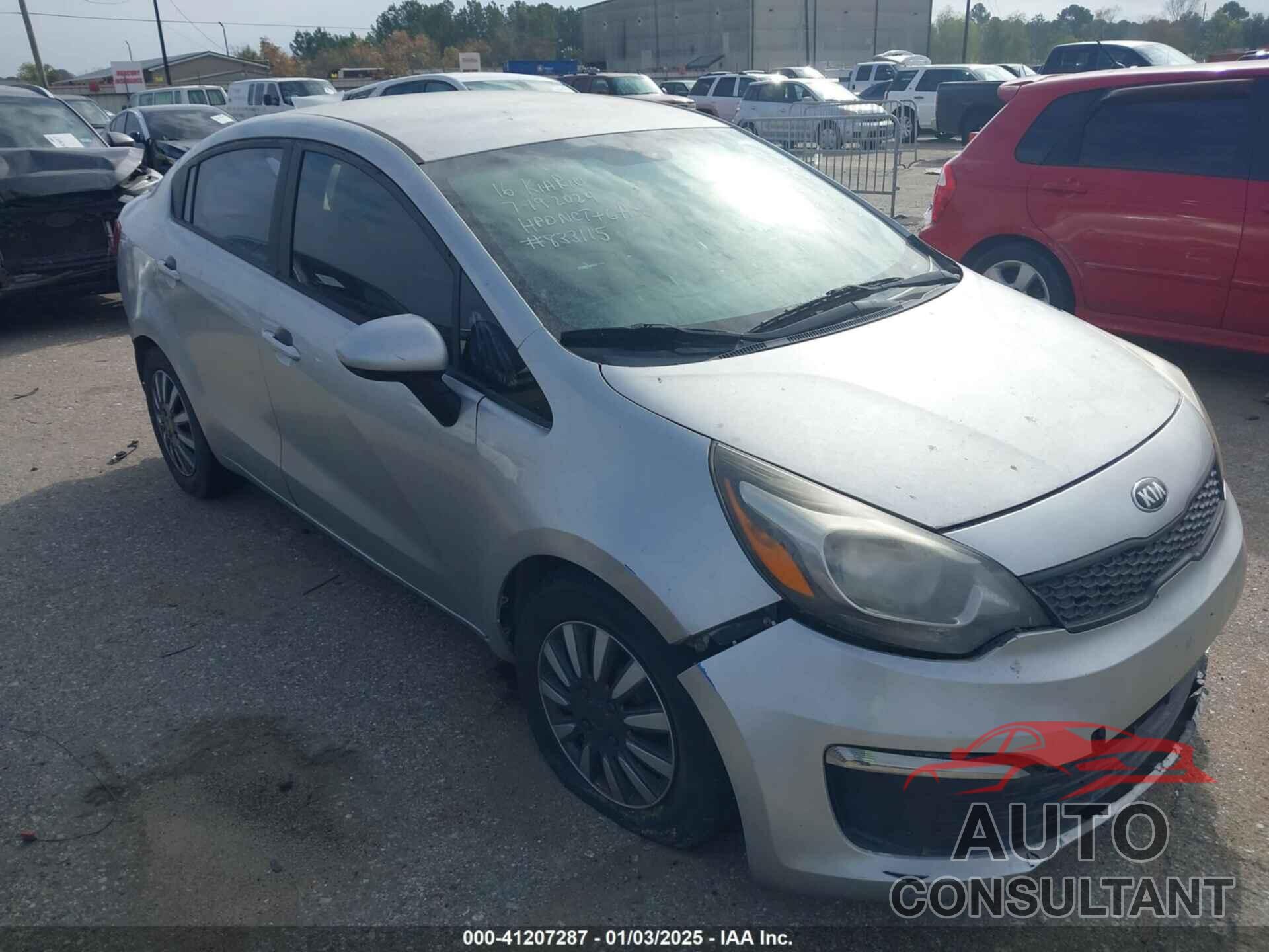 KIA RIO 2016 - KNADM4A36G6634634