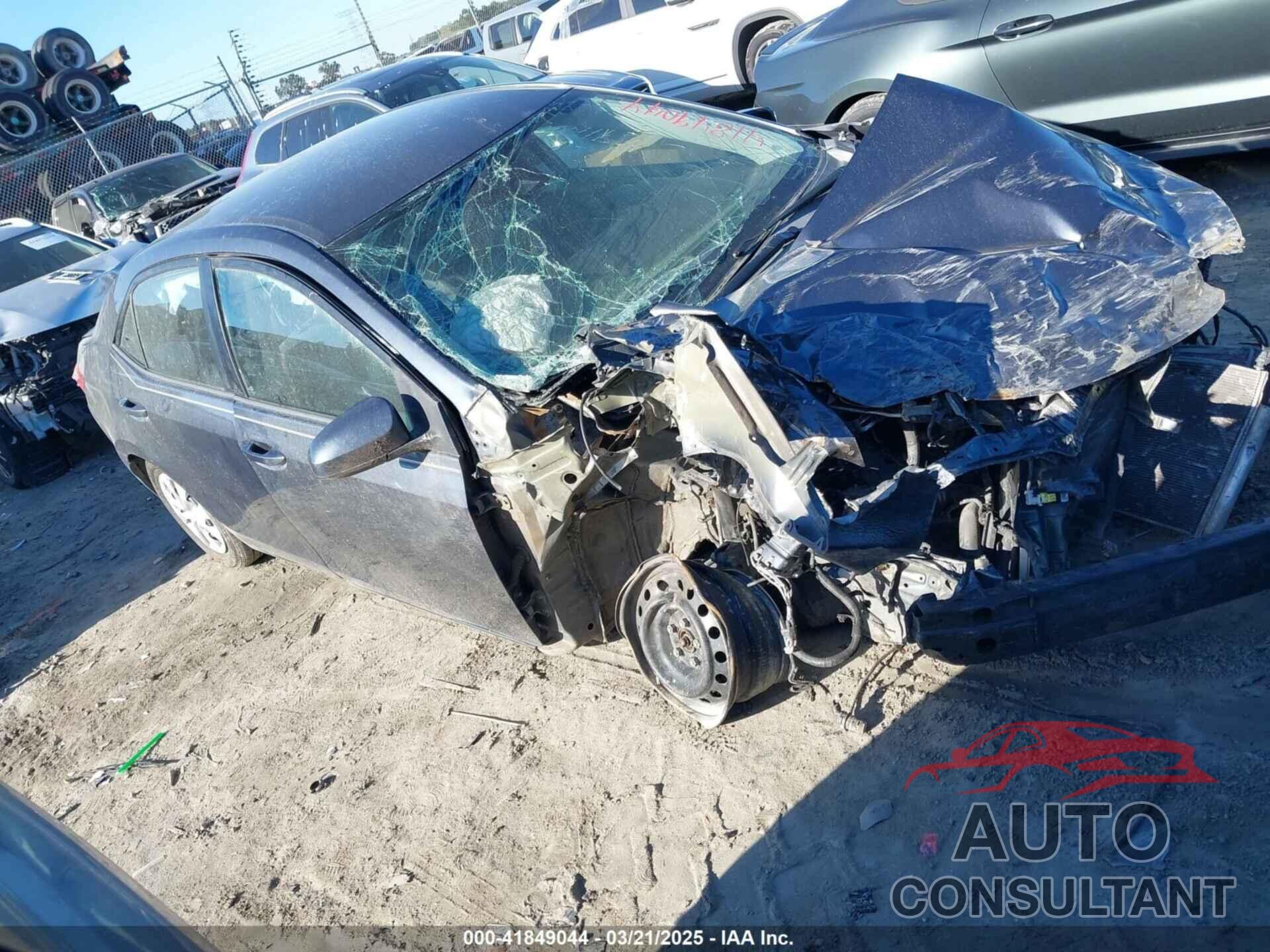 TOYOTA COROLLA 2017 - 2T1BURHE2HC845578