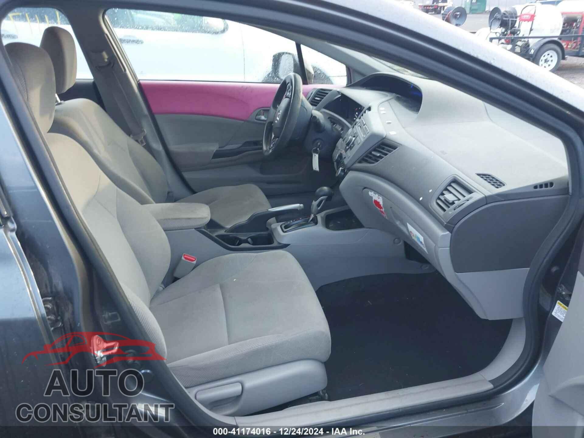 HONDA CIVIC SDN 2012 - 19XFB2F5XCE314284