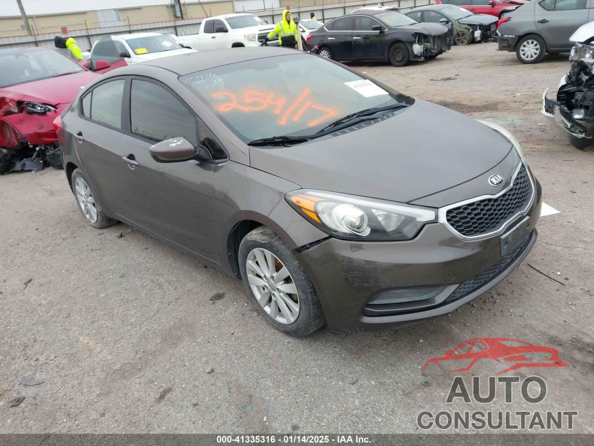 KIA FORTE 2014 - KNAFX4A64E5194877