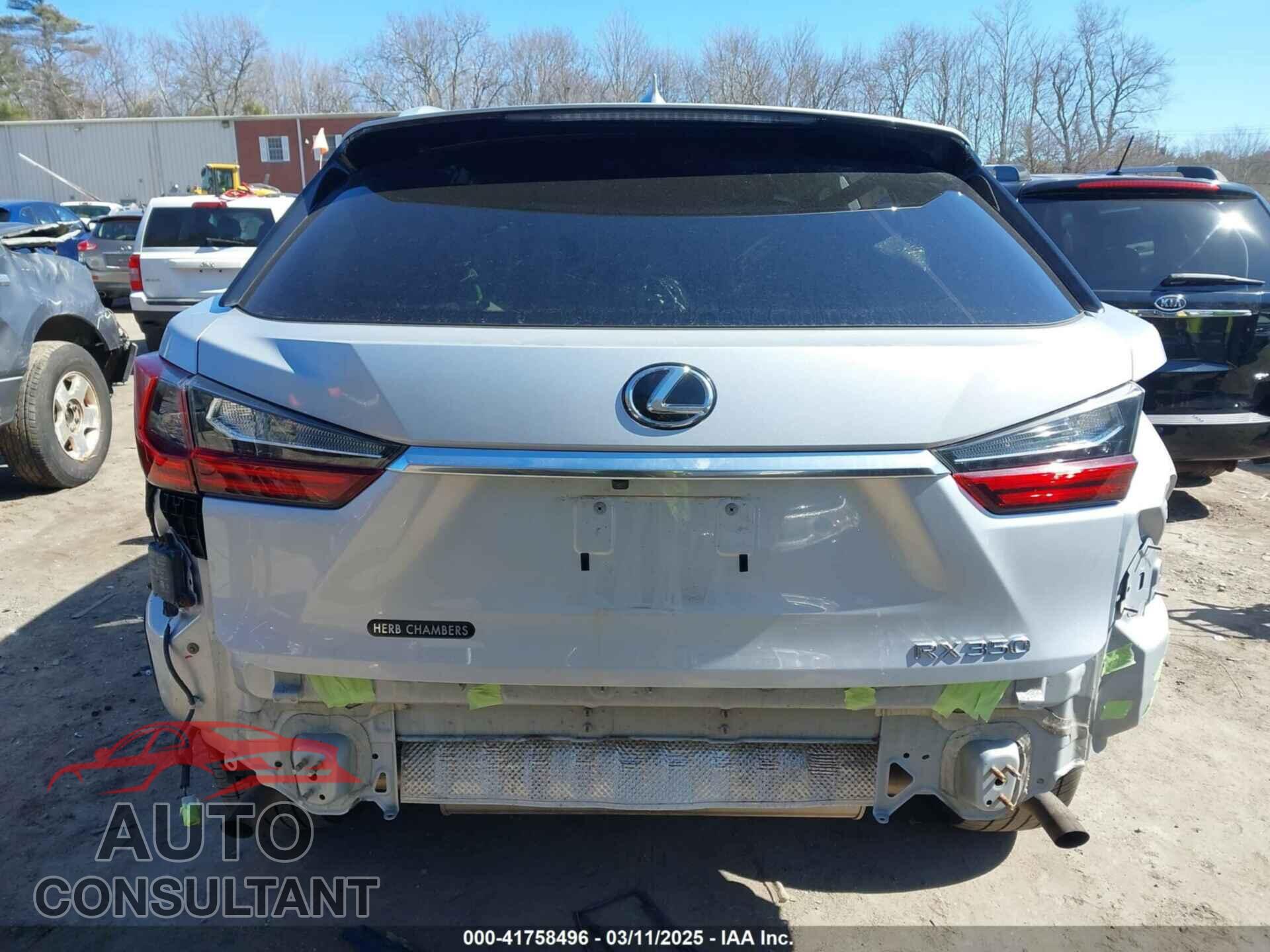 LEXUS RX 350 2017 - 2T2BZMCA8HC067582