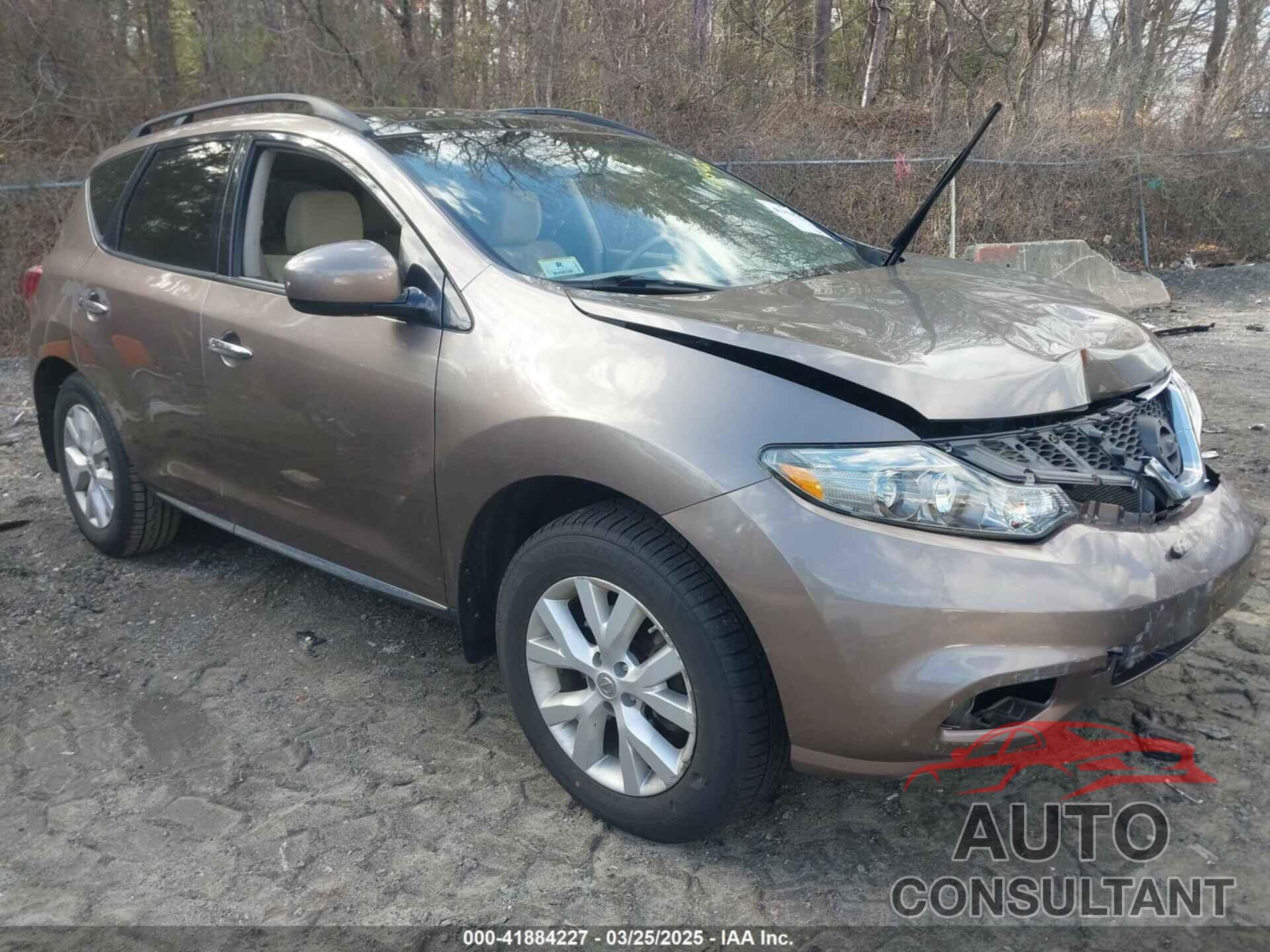 NISSAN MURANO 2012 - JN8AZ1MW3CW212167