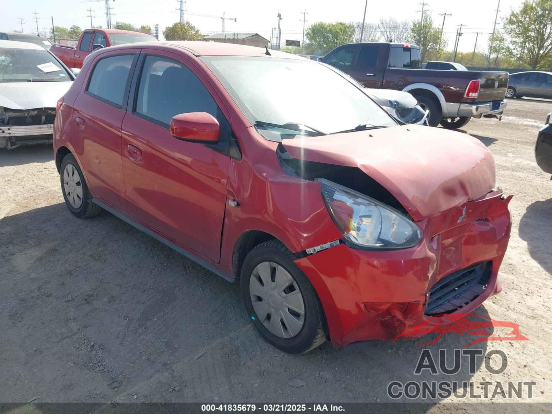 MITSUBISHI MIRAGE 2014 - ML32A3HJ6EH009768