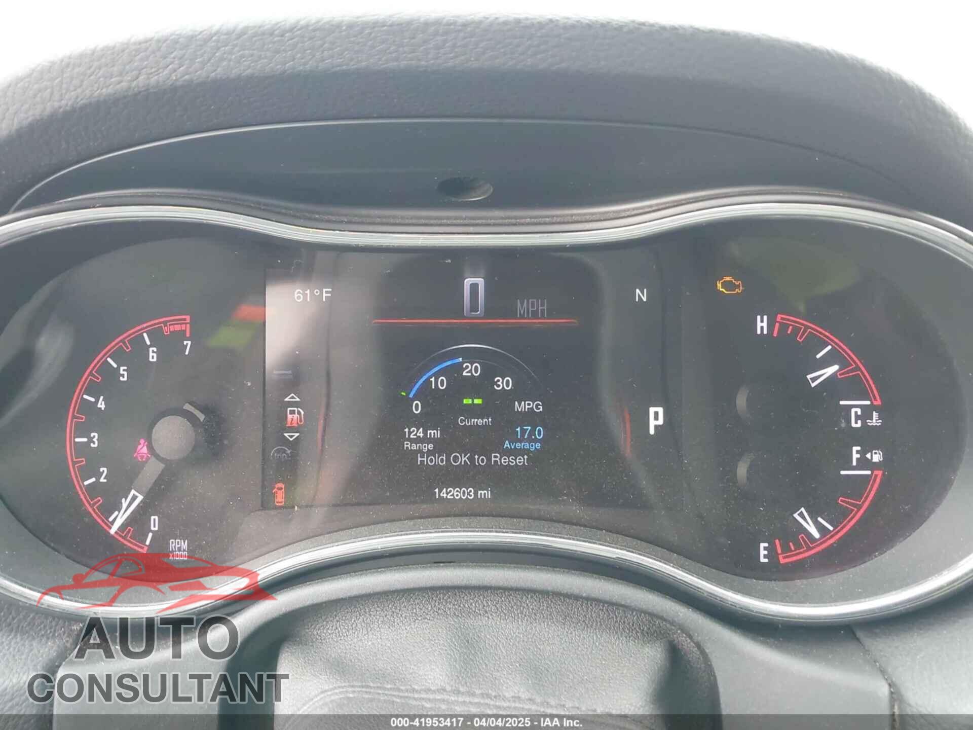 DODGE DURANGO 2015 - 1C4RDHAG8FC781881