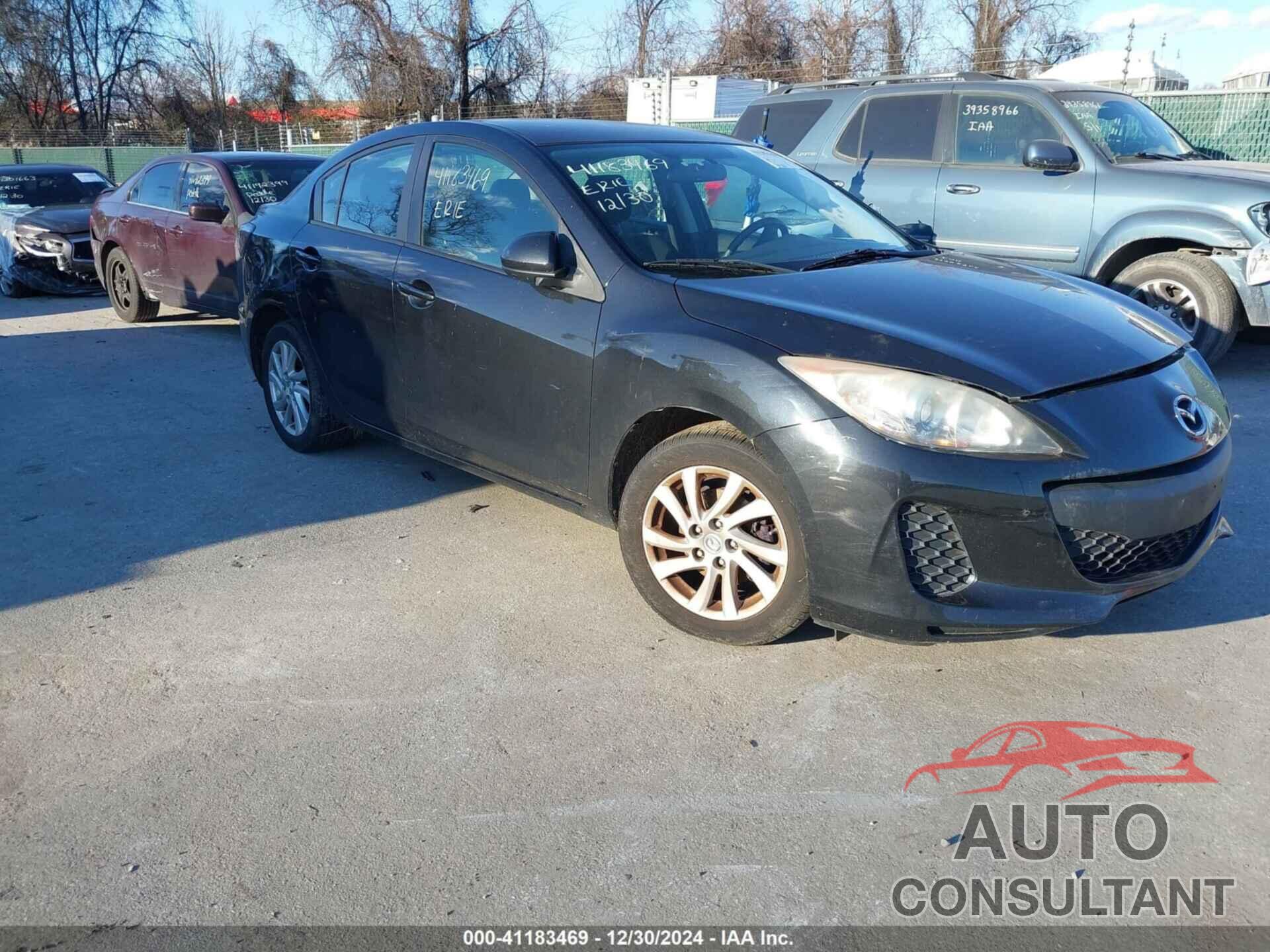 MAZDA MAZDA3 2012 - JM1BL1V7XC1608408