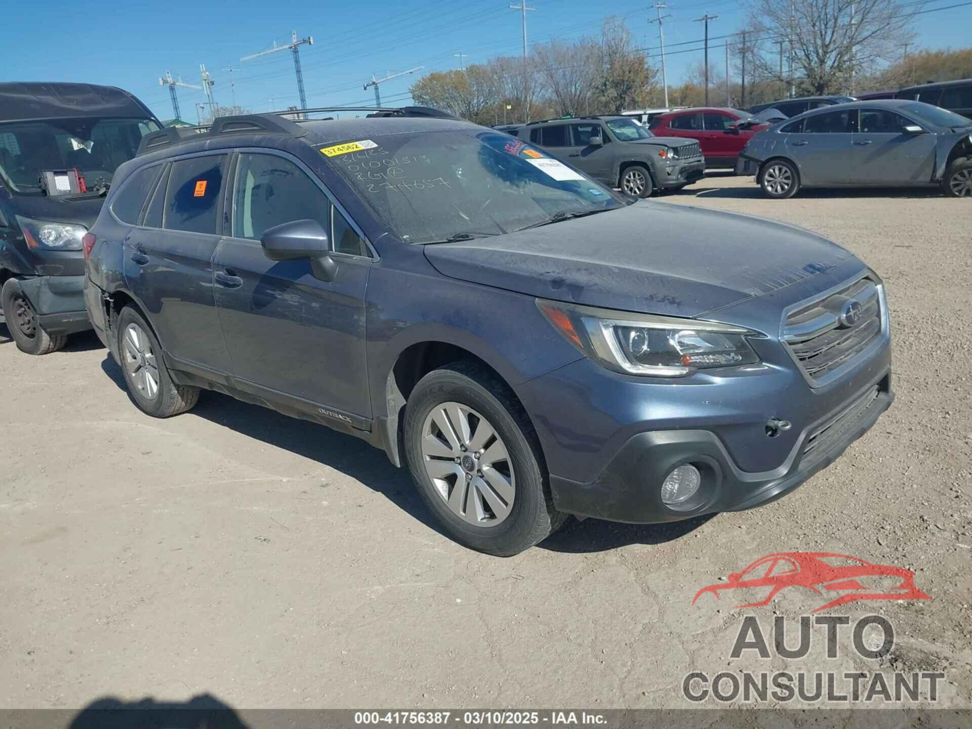 SUBARU OUTBACK 2018 - 4S4BSACC3J3274657