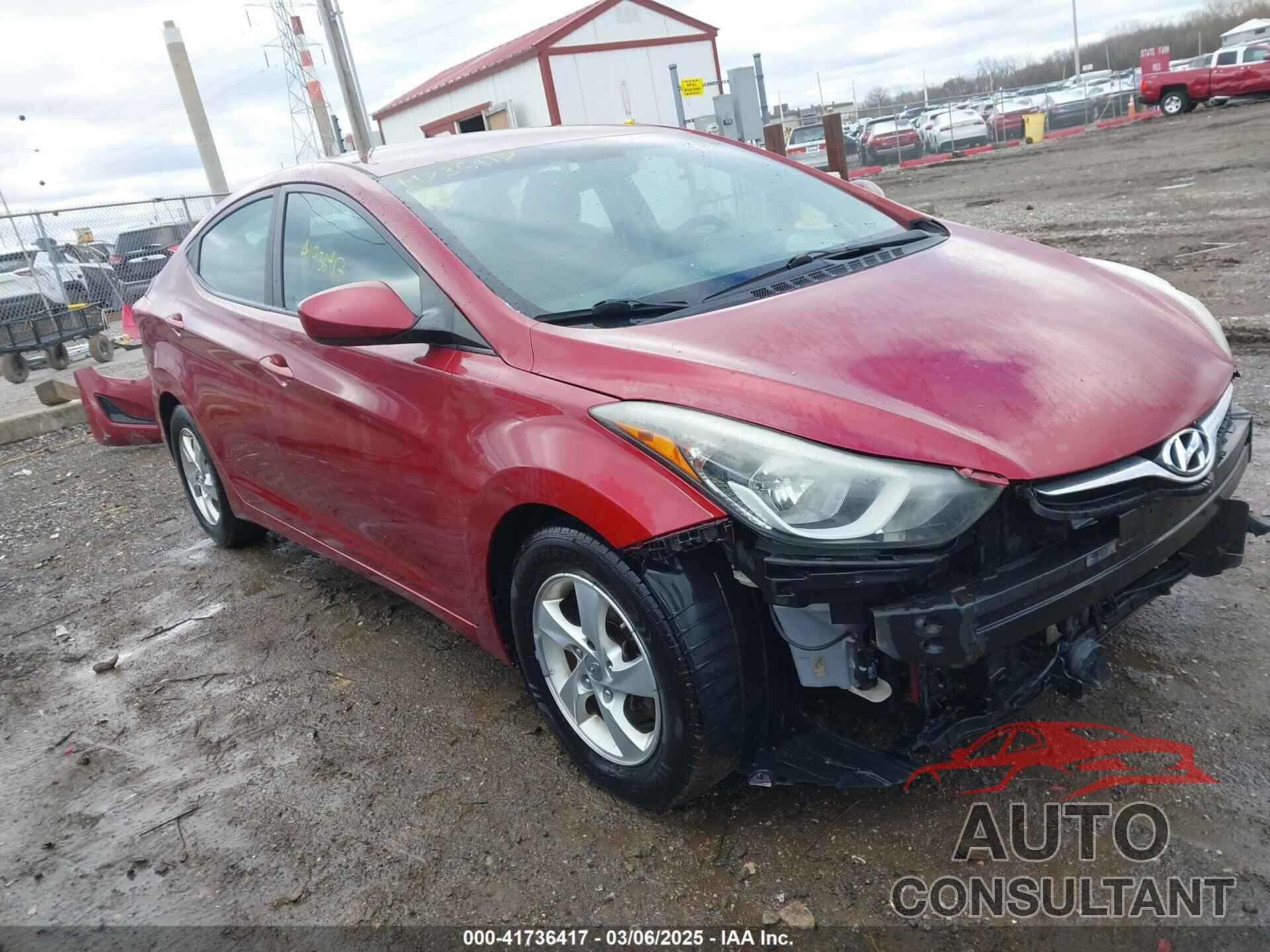 HYUNDAI ELANTRA 2014 - 5NPDH4AE5EH533810