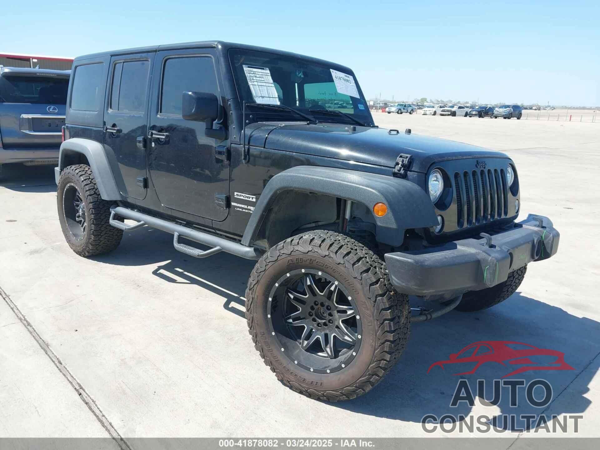 JEEP WRANGLER JK UNLIMITED 2018 - 1C4BJWDG0JL861274