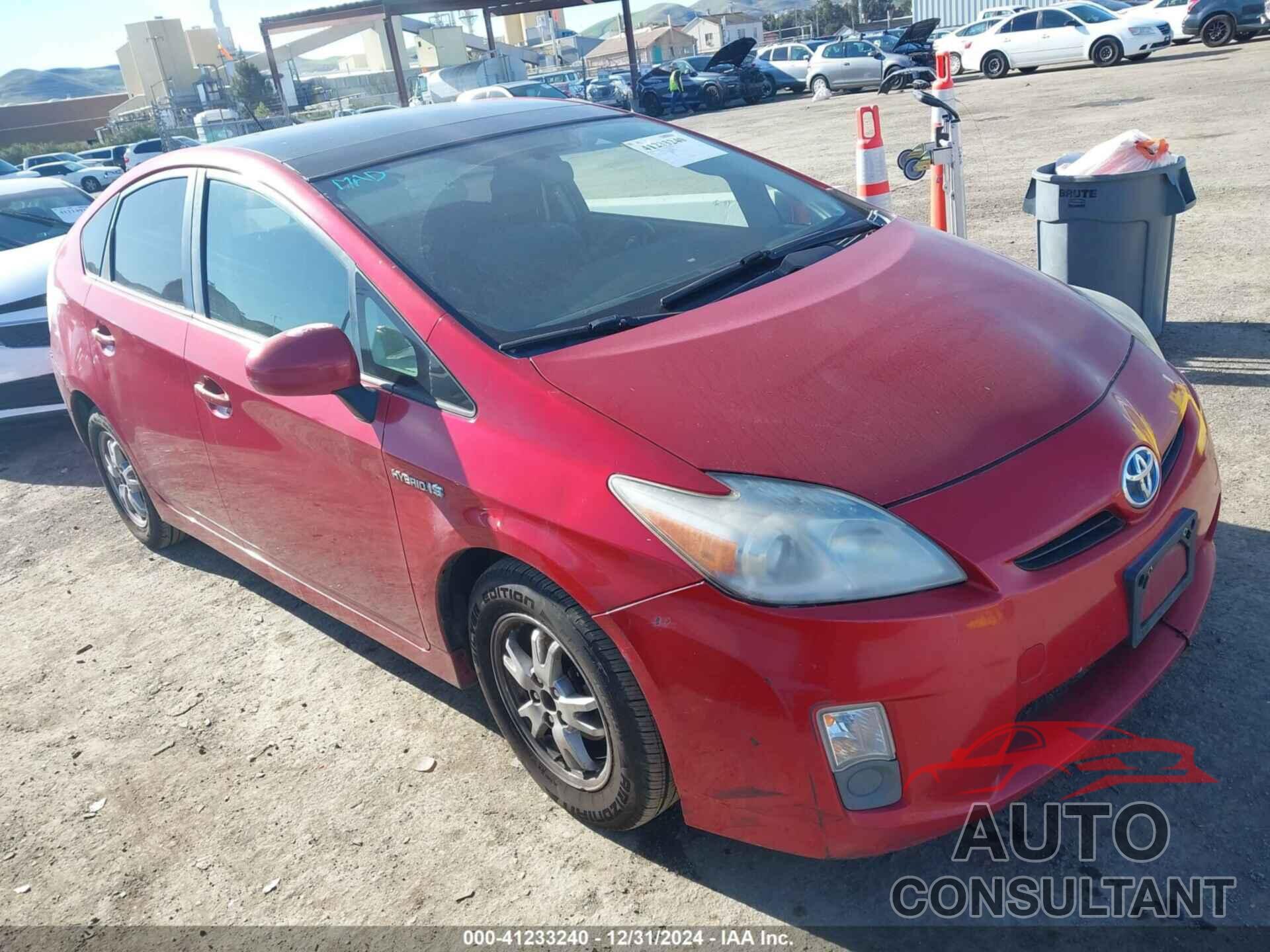 TOYOTA PRIUS 2010 - JTDKN3DU8A0065544