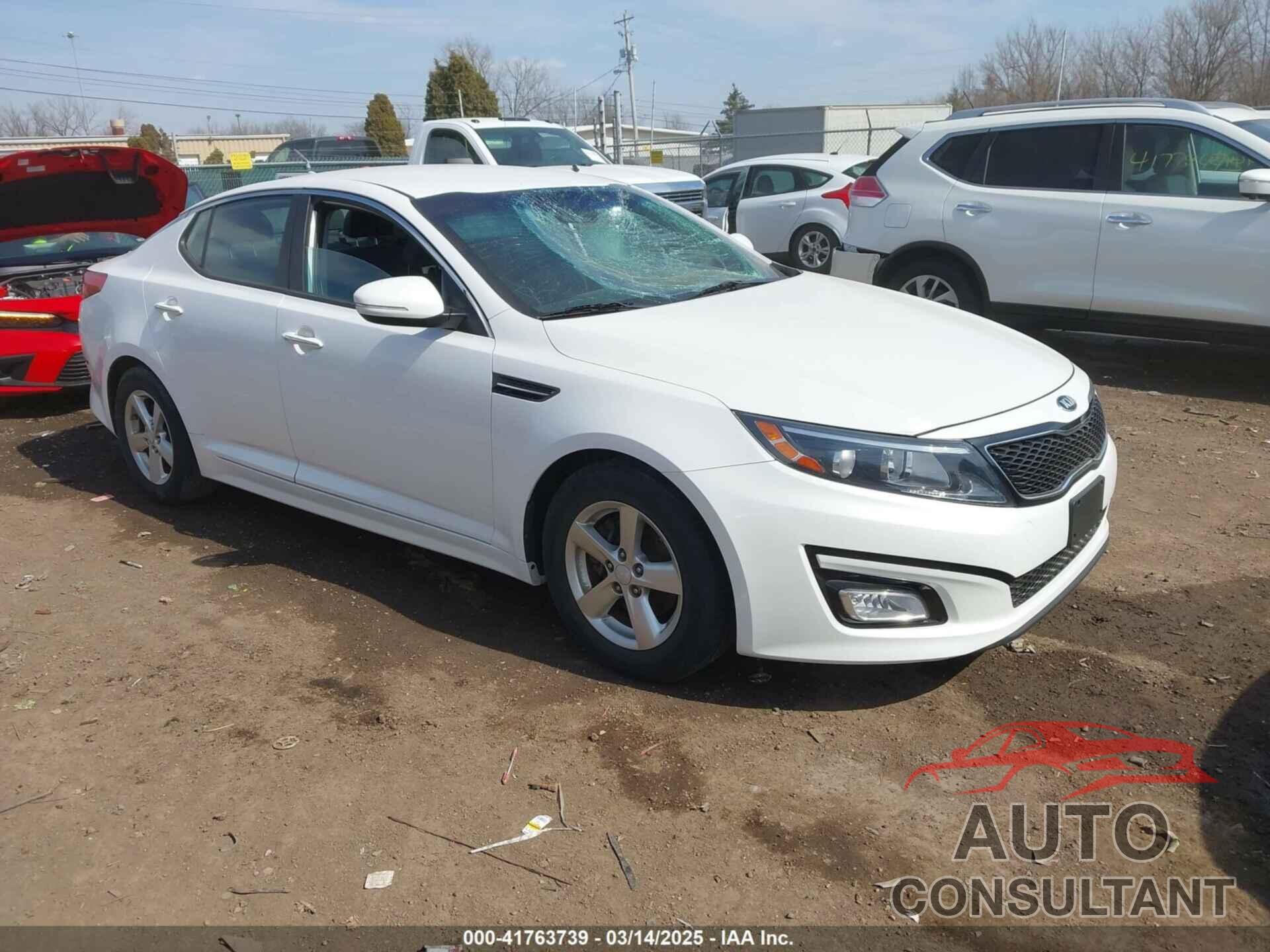 KIA OPTIMA 2015 - KNAGM4A71F5592264