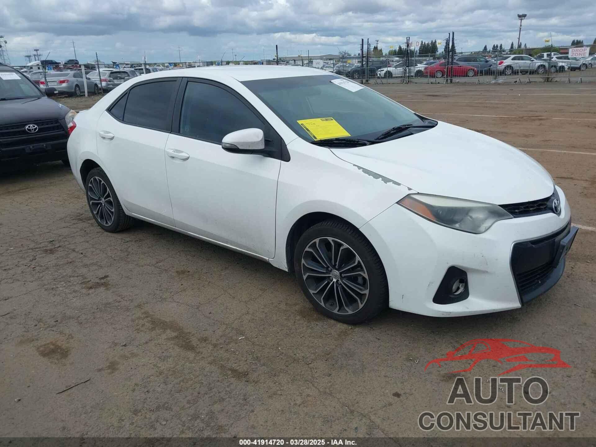 TOYOTA COROLLA 2016 - 5YFBURHE8GP464848