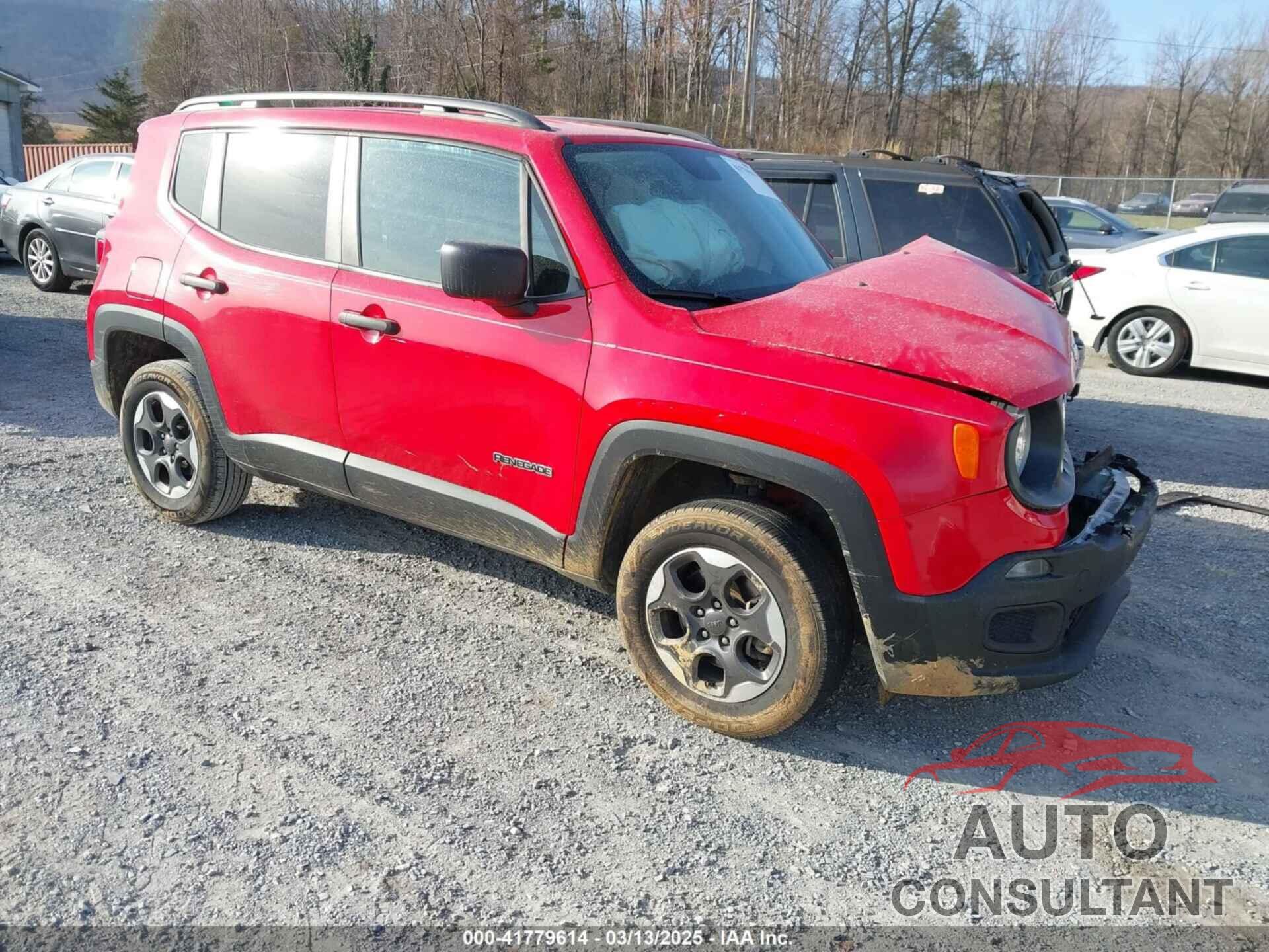 JEEP RENEGADE 2018 - ZACCJBAB4JPJ63846