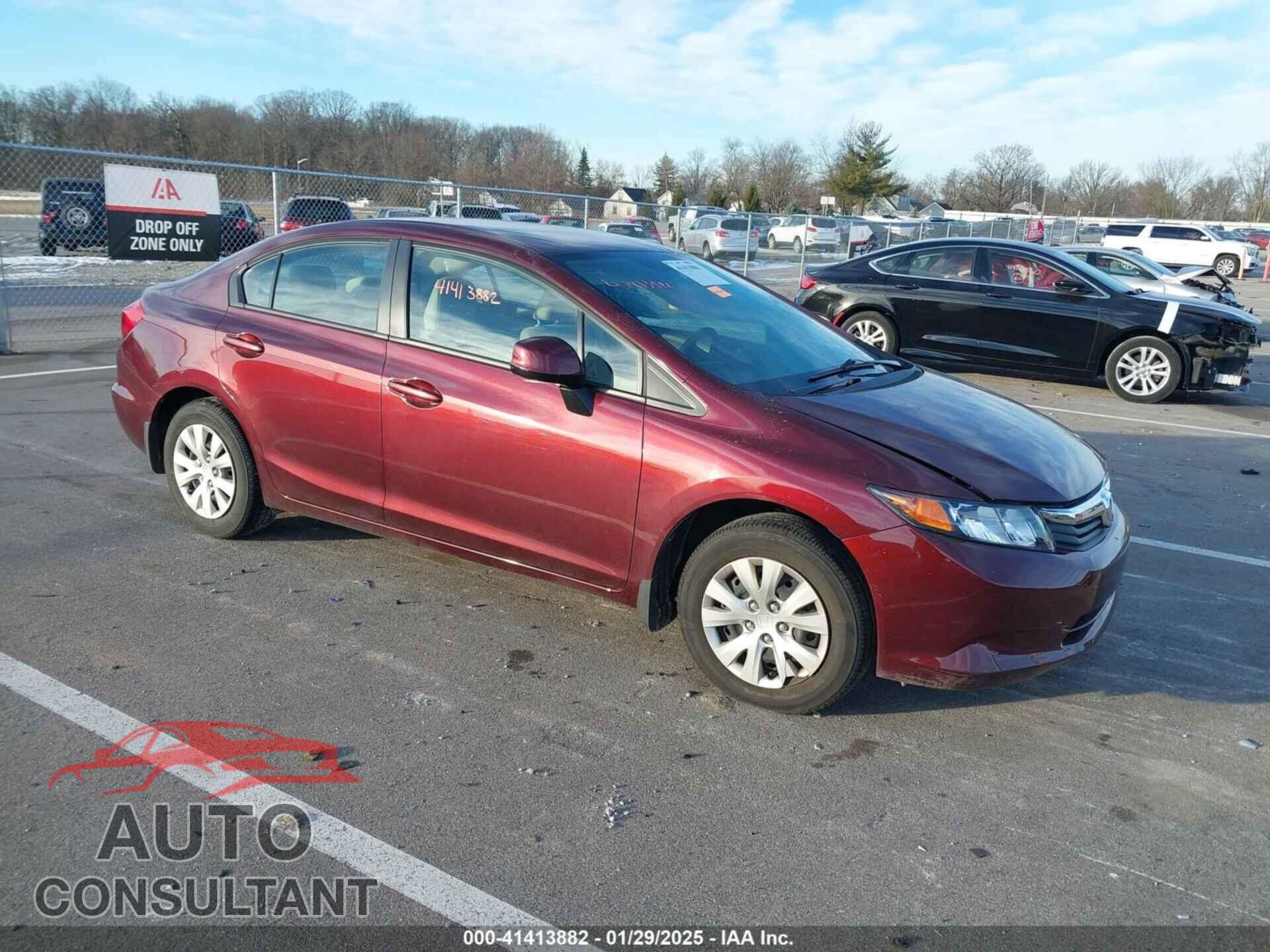 HONDA CIVIC 2012 - 19XFB2F55CE099462