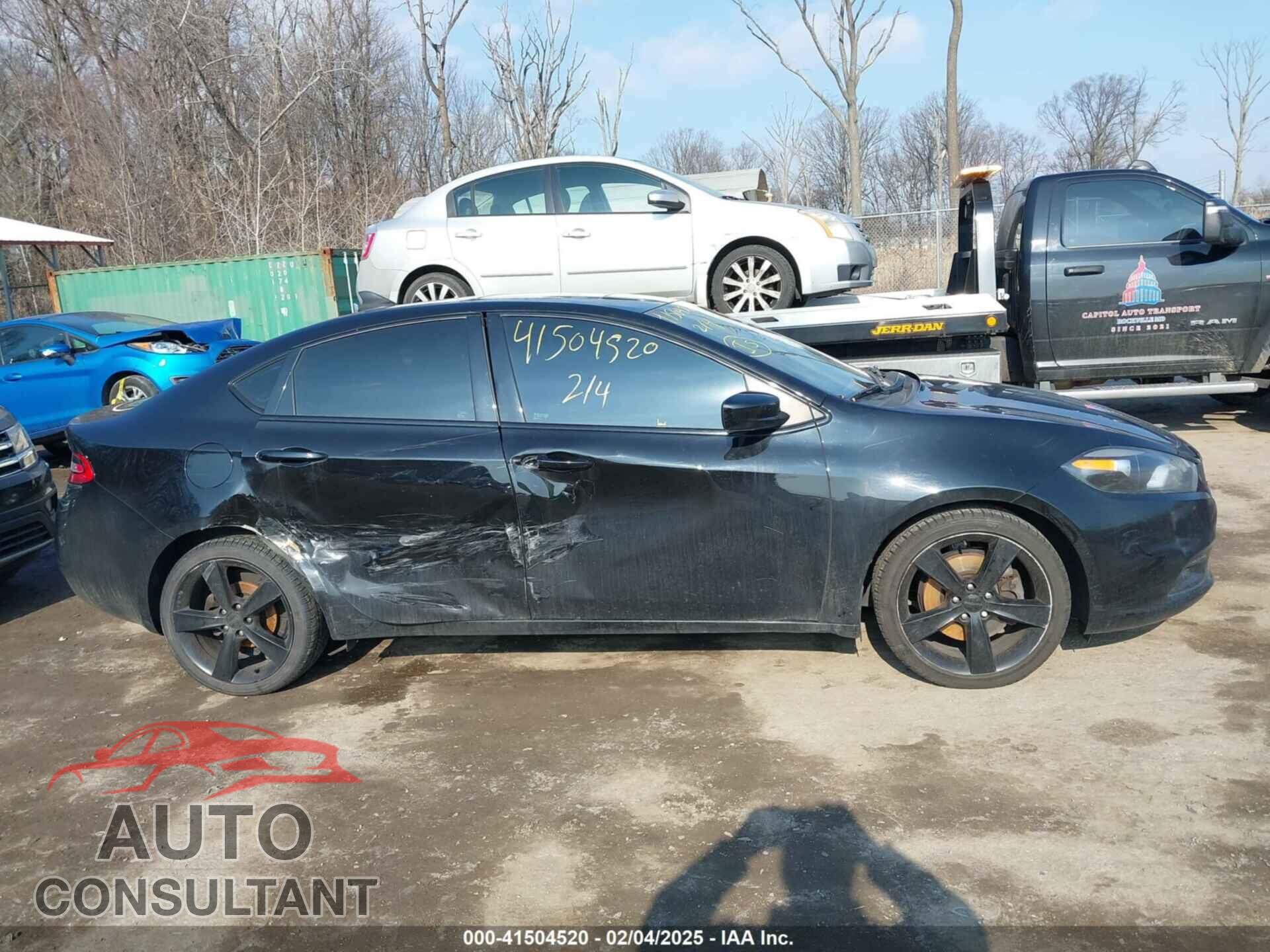 DODGE DART 2015 - 1C3CDFBB4FD180656
