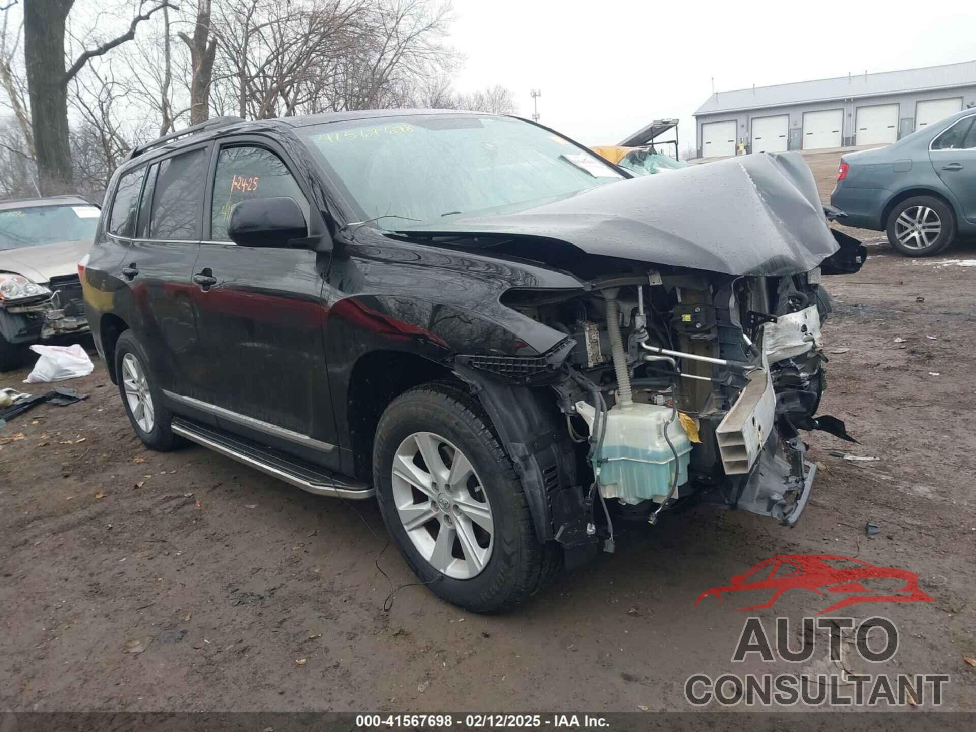 TOYOTA HIGHLANDER 2013 - 5TDBK3EH2DS243217