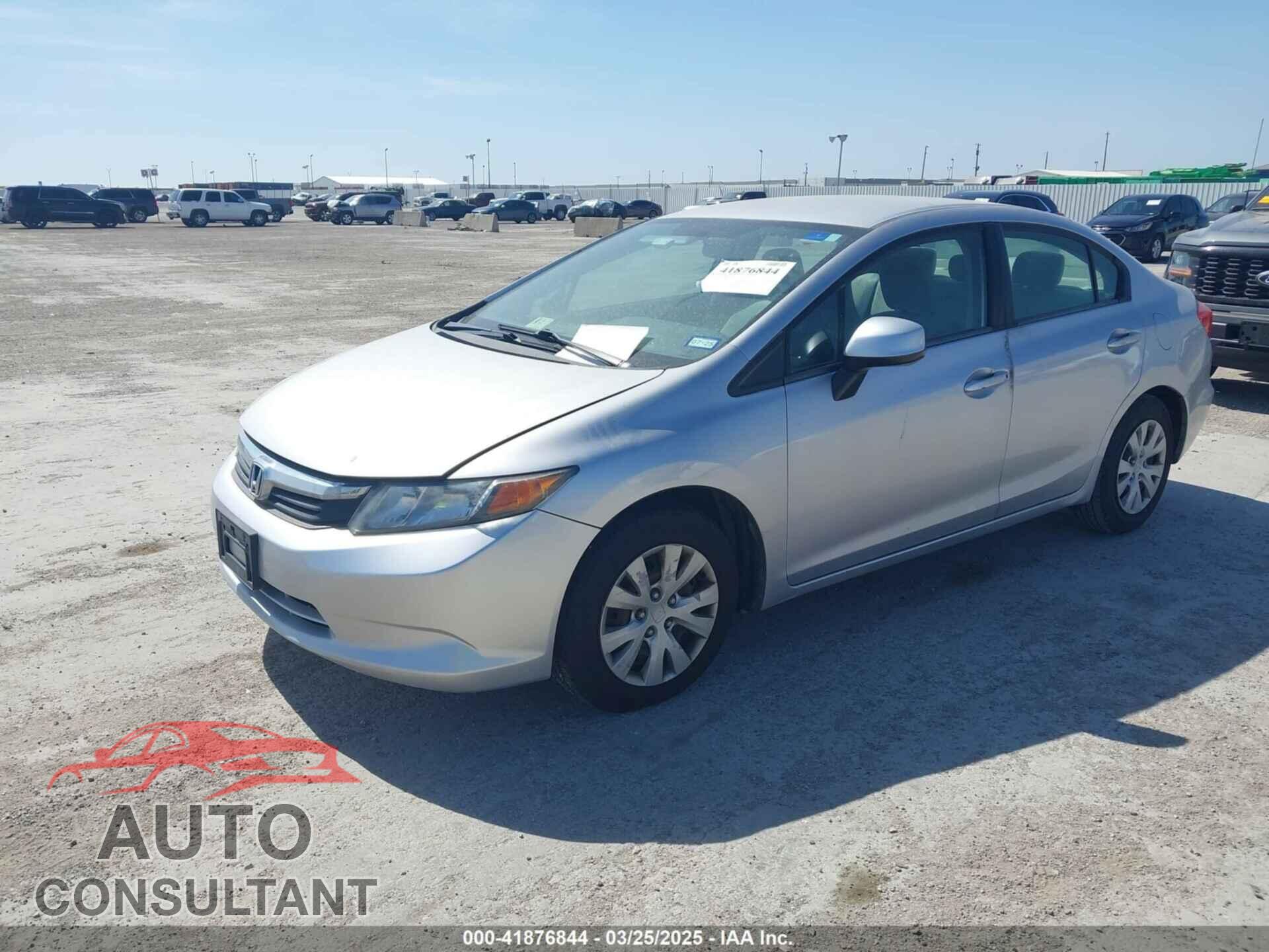 HONDA CIVIC 2012 - 19XFB2F55CE379964