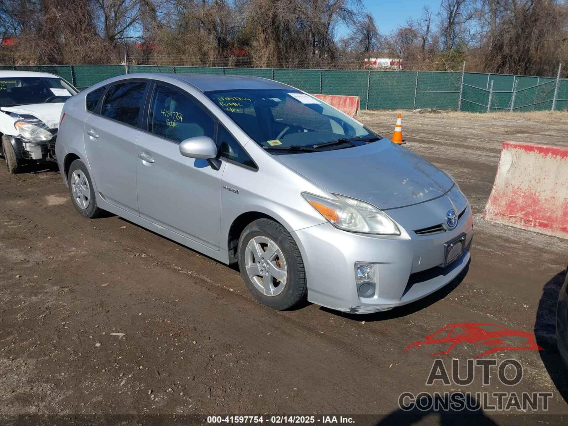 TOYOTA PRIUS 2011 - JTDKN3DU7B0282942