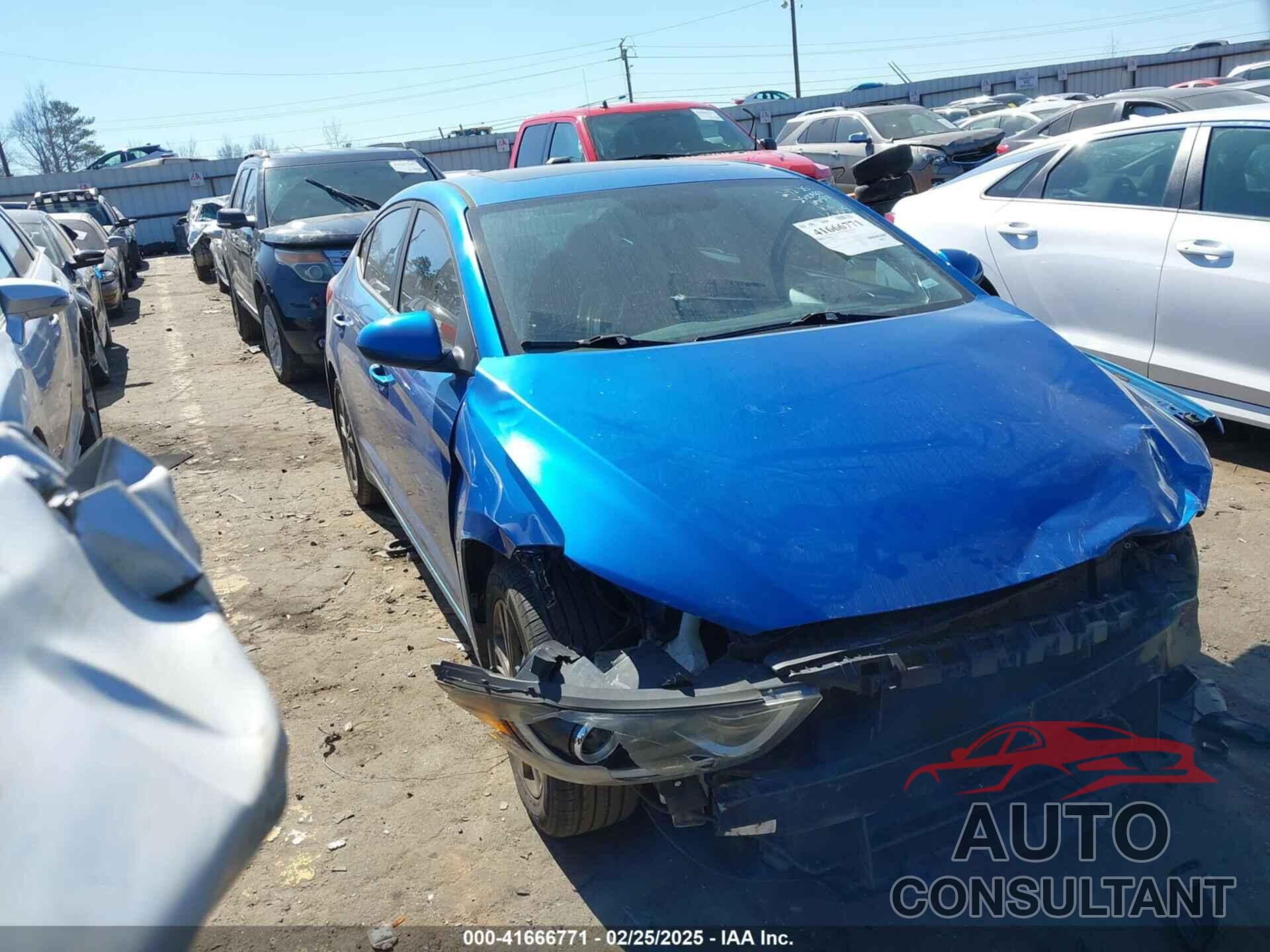 HYUNDAI ELANTRA 2017 - 5NPD84LF6HH142515