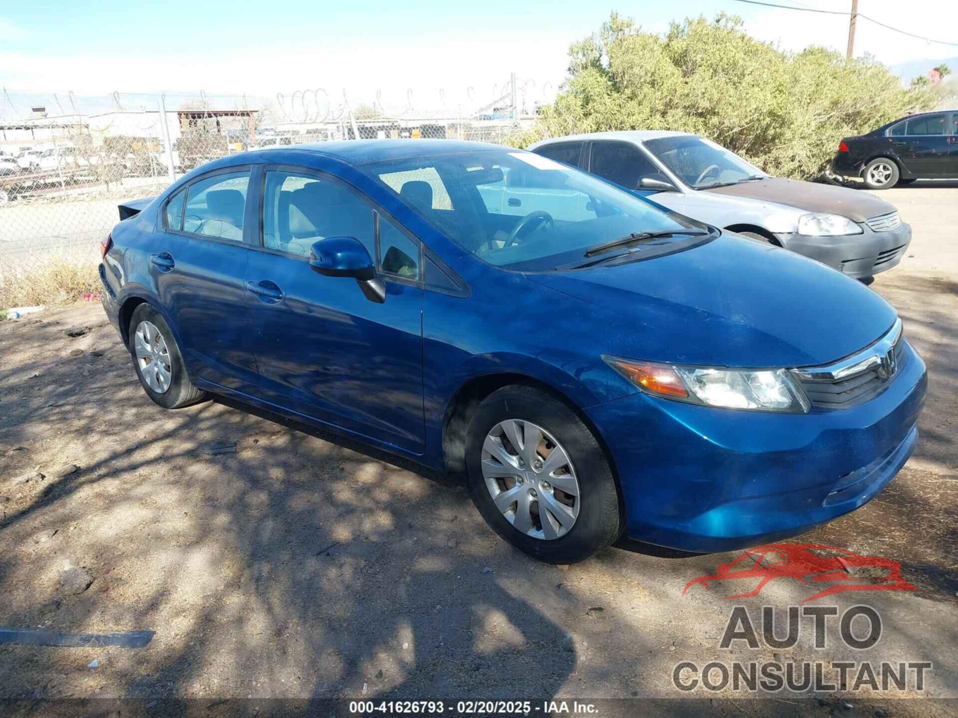 HONDA CIVIC 2012 - 2HGFB2F53CH563922