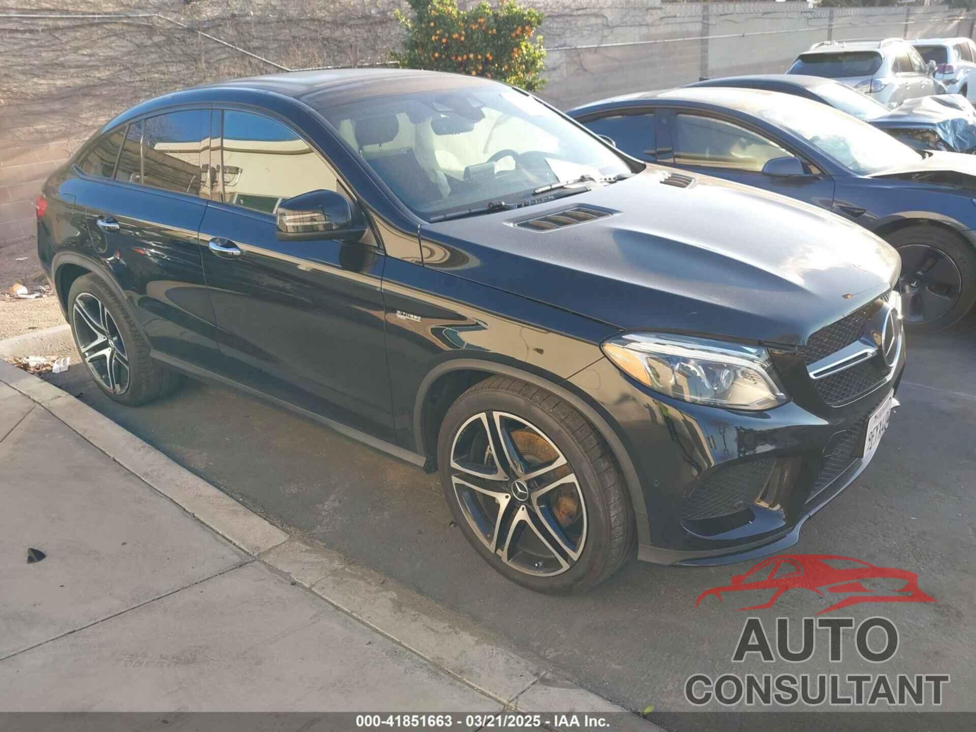 MERCEDES-BENZ AMG GLE 43 COUPE 2018 - 4JGED6EB7JA112924