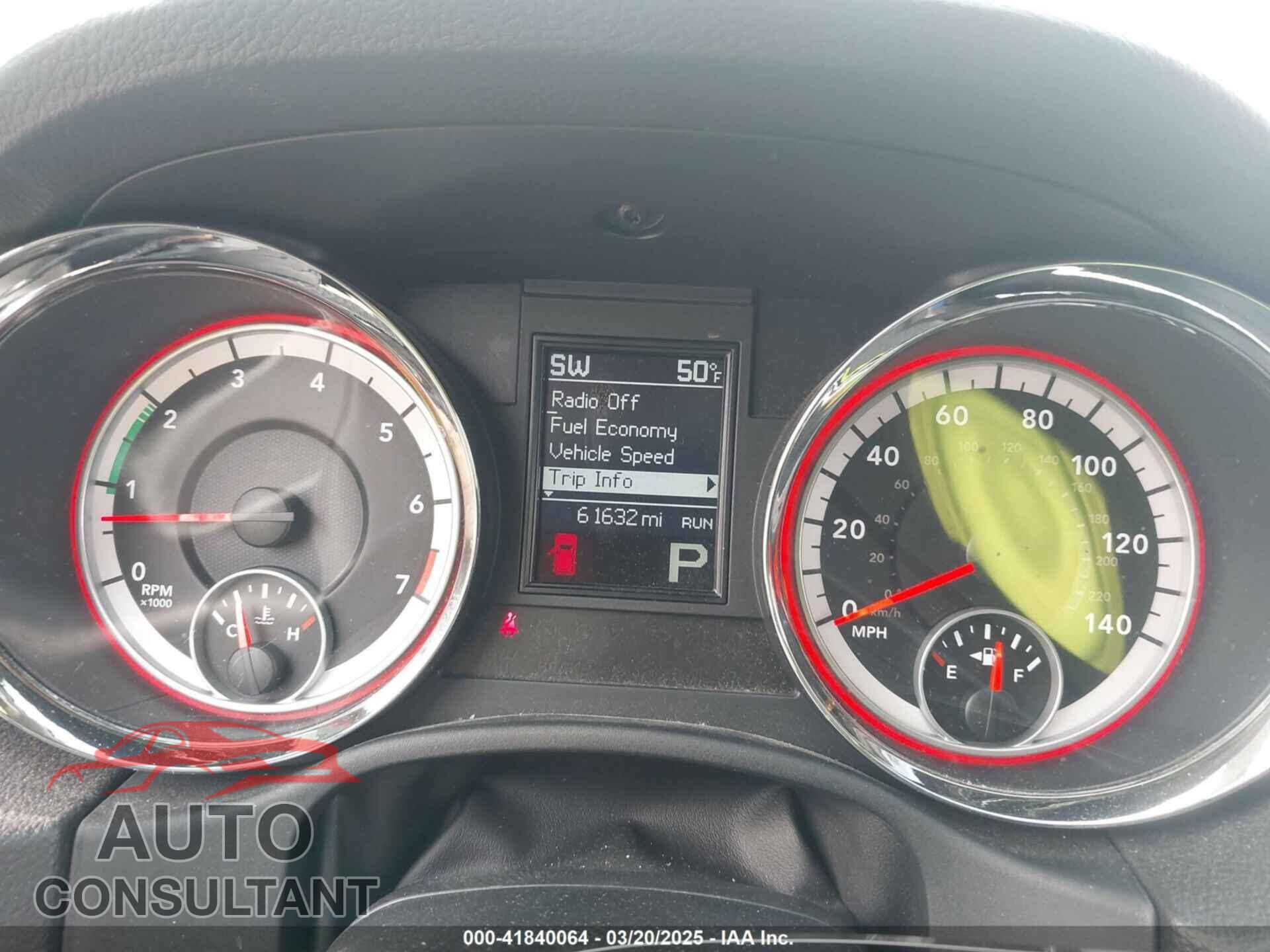 DODGE DURANGO 2013 - 1C4RDHAG2DC667730