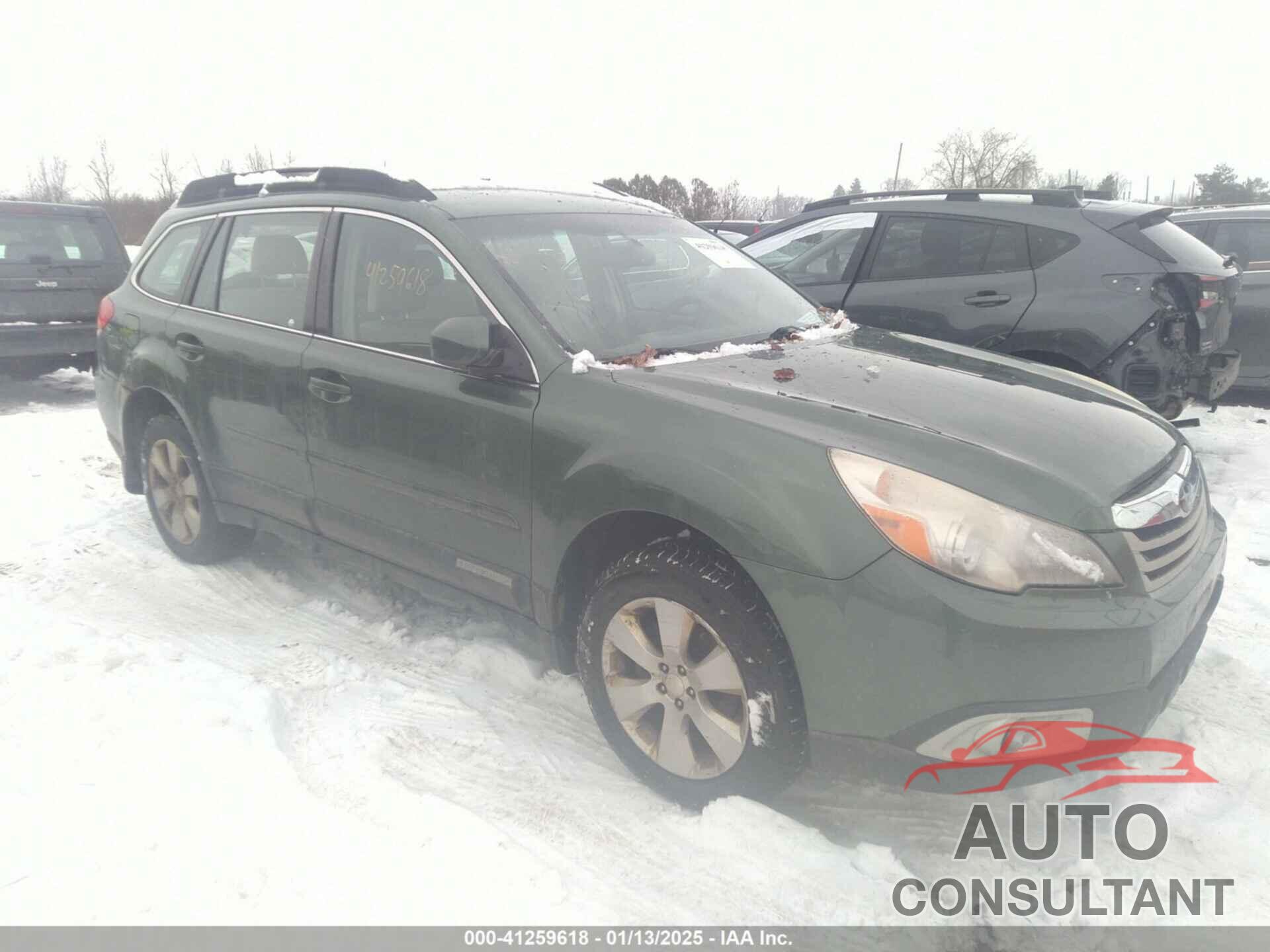 SUBARU OUTBACK 2012 - 4S4BRBAC9C1210836