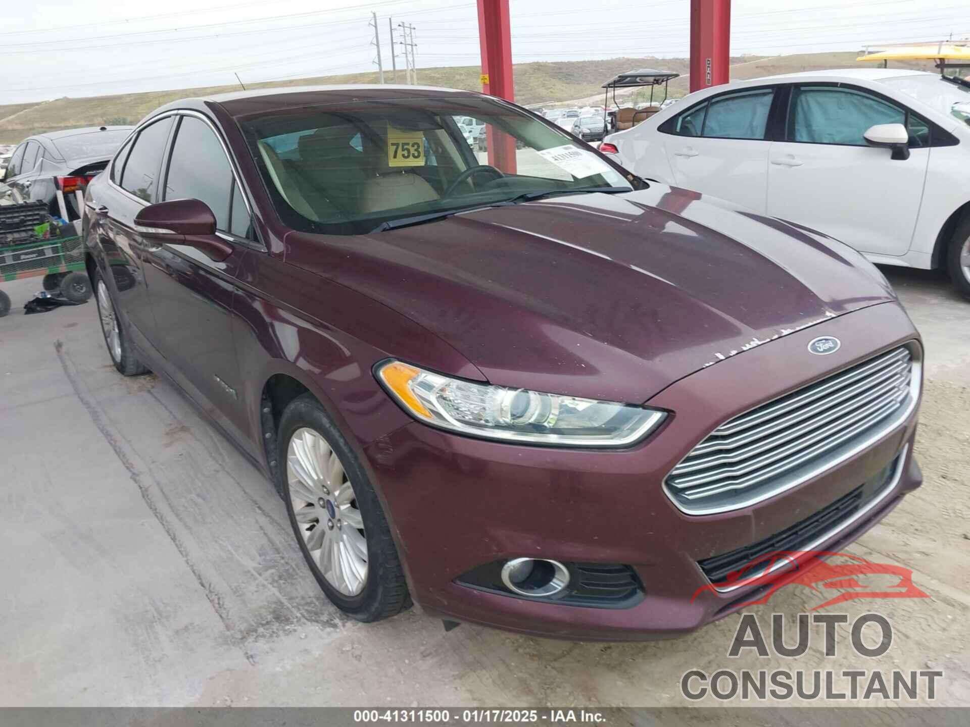 FORD FUSION HYBRID 2013 - 3FA6P0LU0DR174862