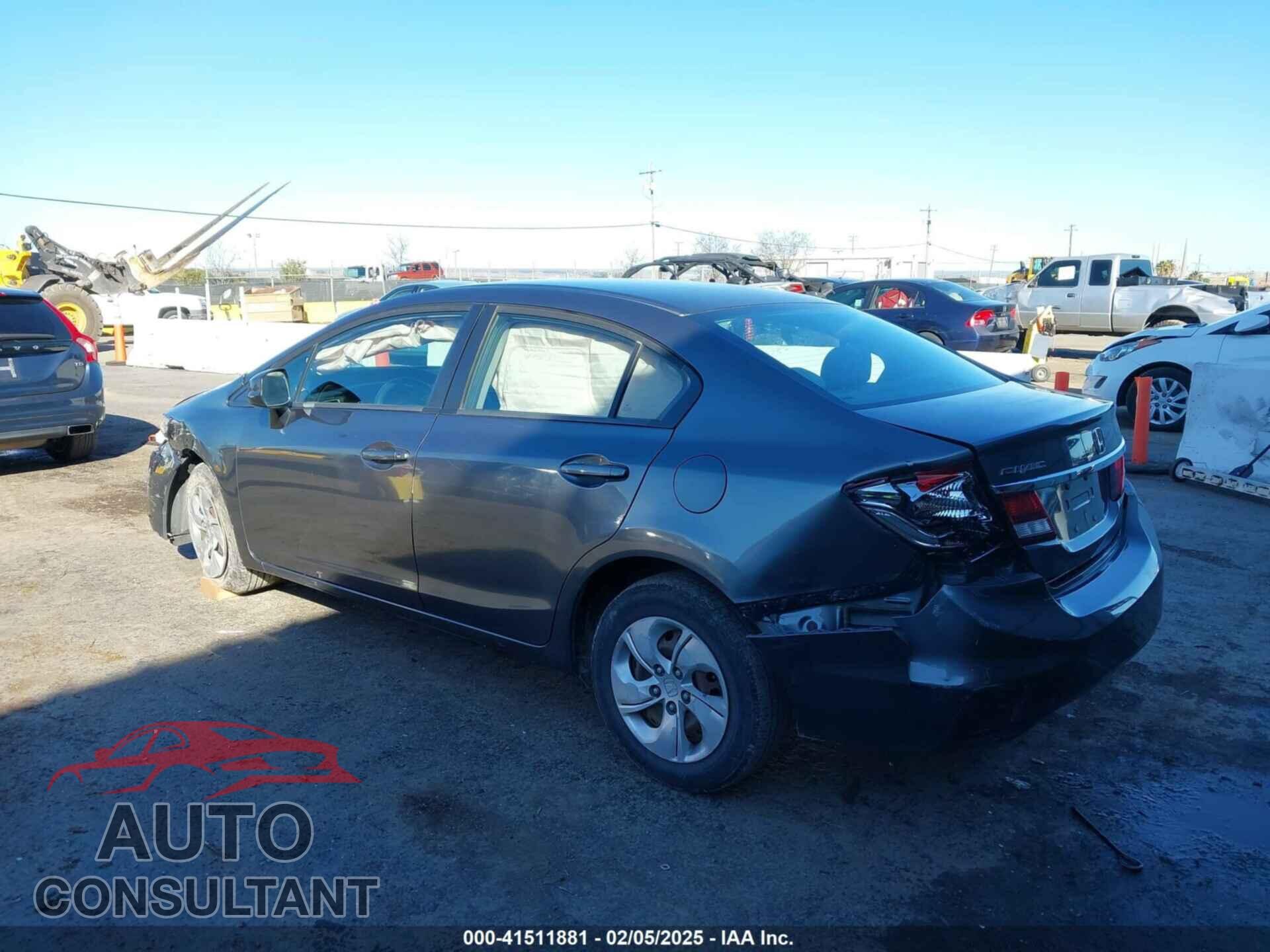 HONDA CIVIC 2013 - 19XFB2F55DE236224