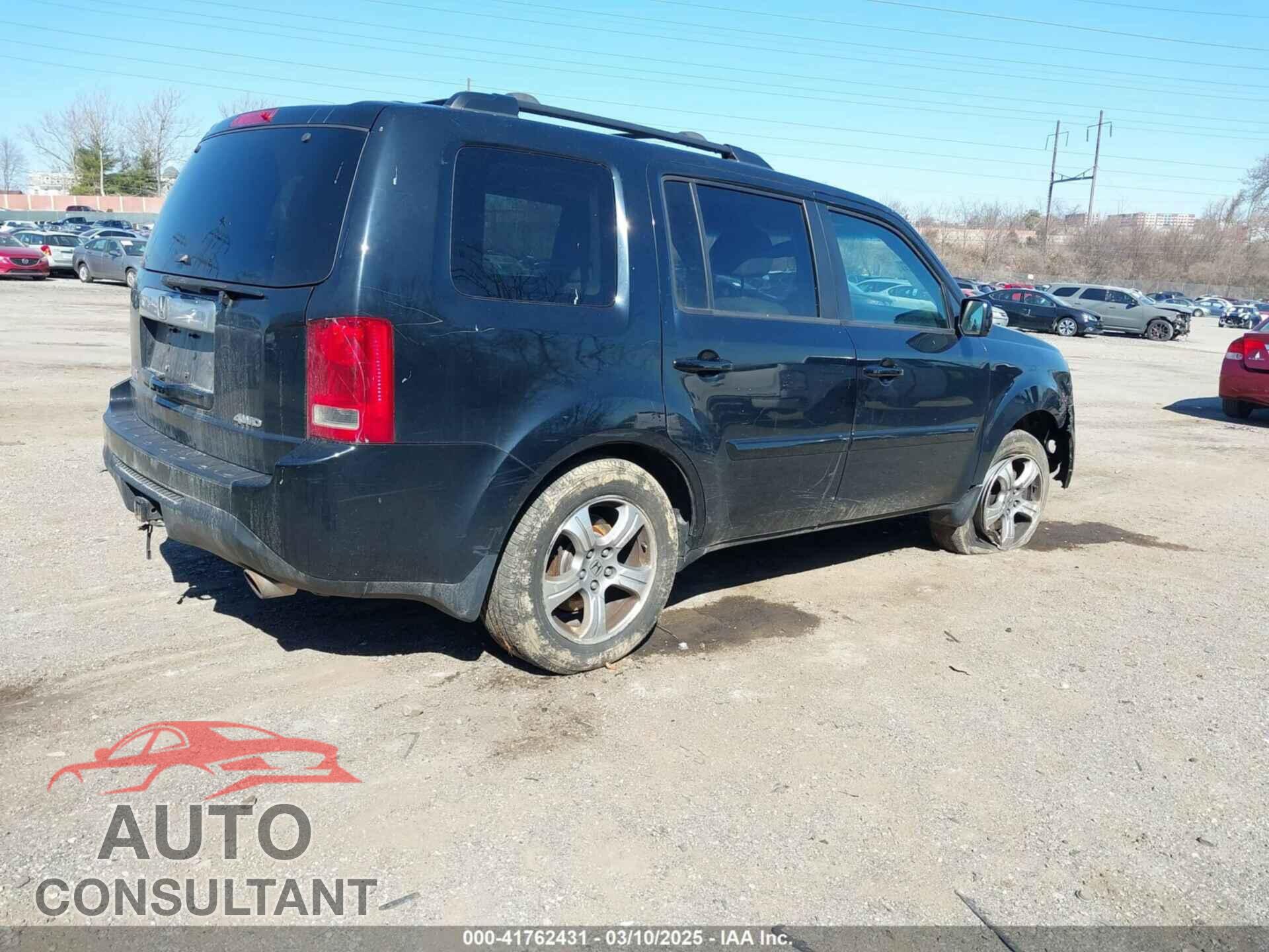 HONDA PILOT 2013 - 5FNYF4H52DB081096