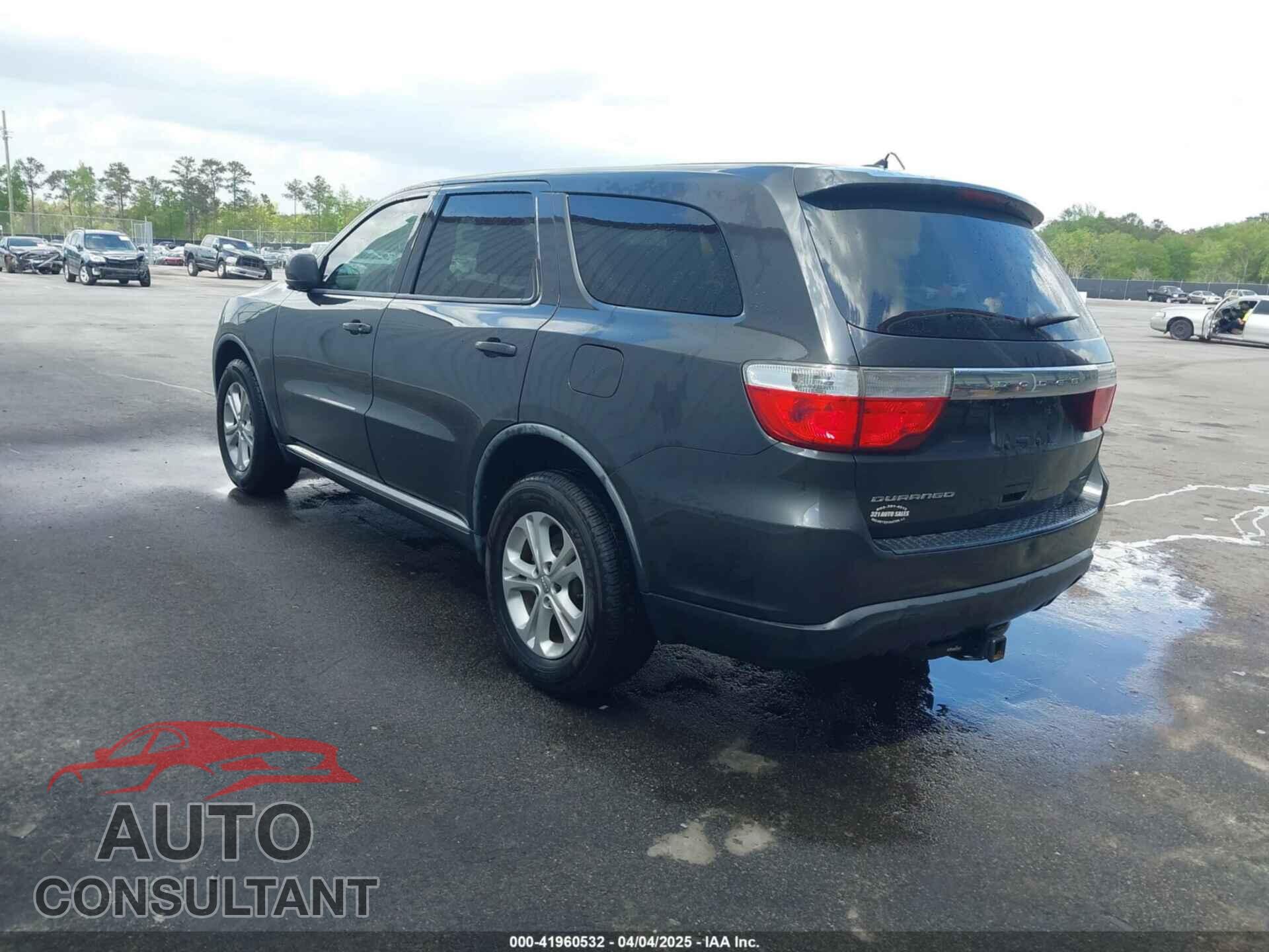 DODGE DURANGO 2011 - 1D4RD2GG2BC741605