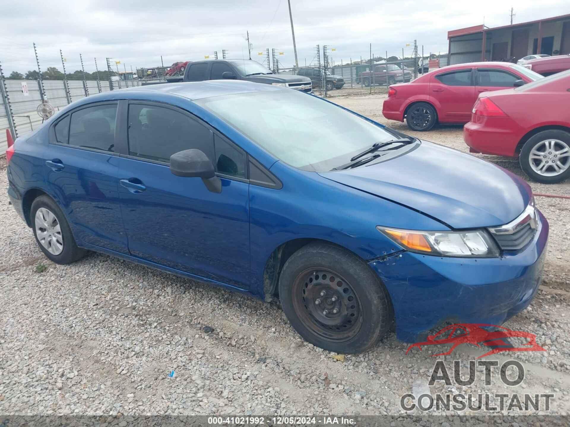 HONDA CIVIC 2012 - 19XFB2F59CE034307