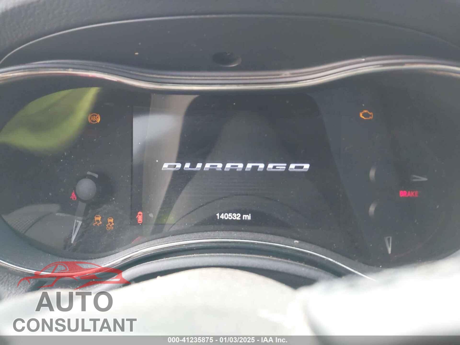 DODGE DURANGO 2018 - 1C4RDJDG4JC462389