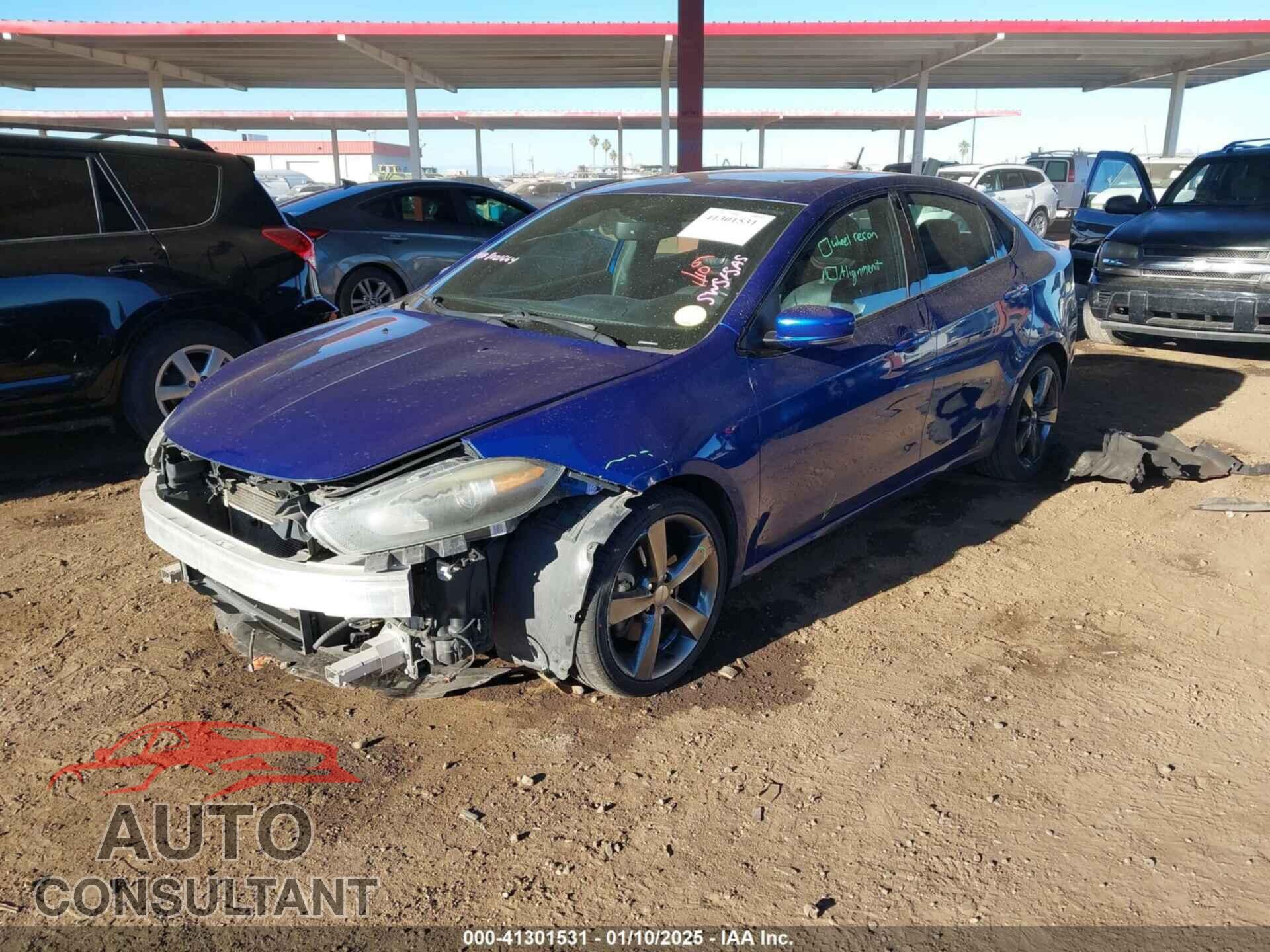 DODGE DART 2014 - 1C3CDFEB7ED798659