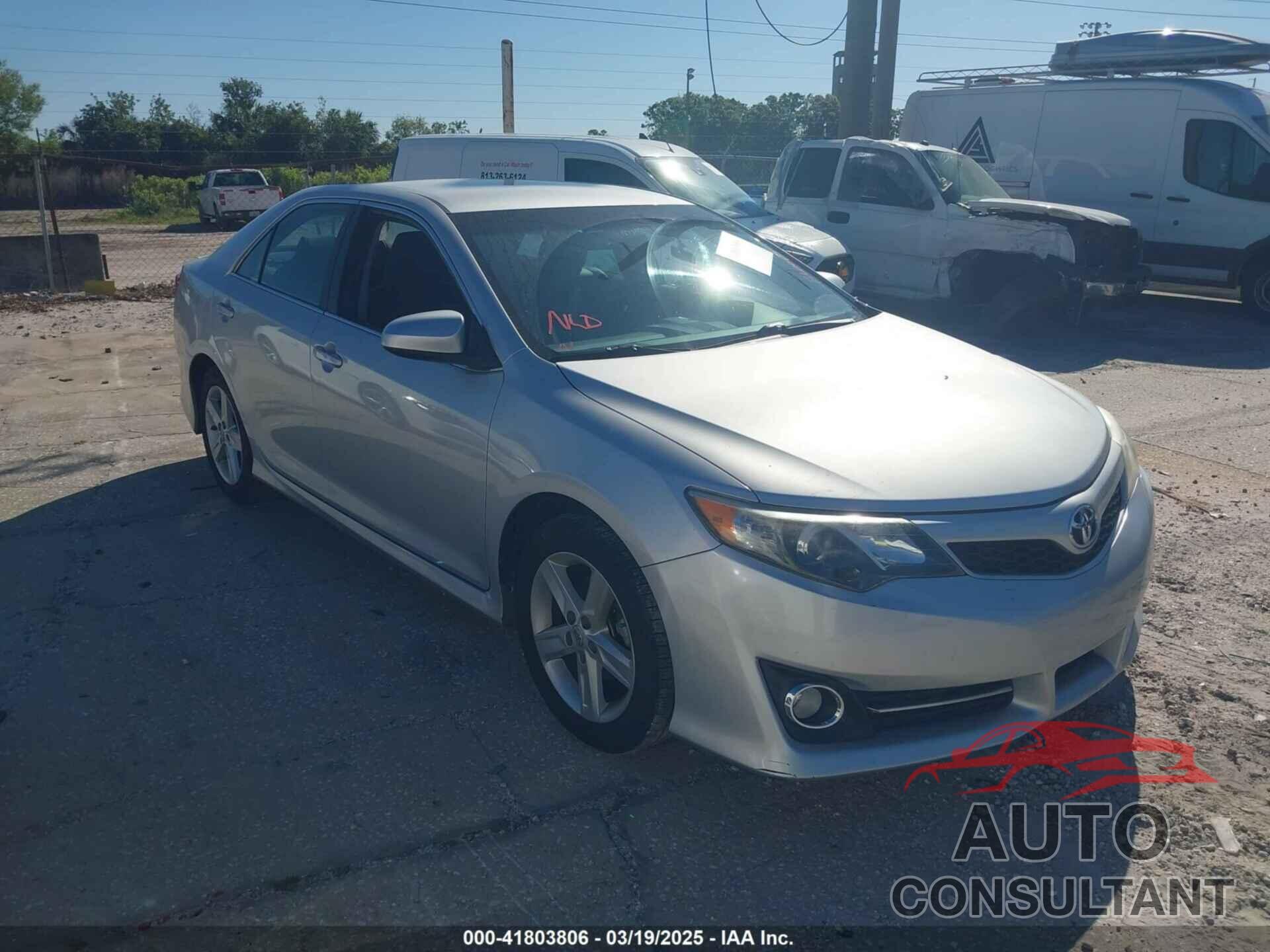 TOYOTA CAMRY 2012 - 4T1BF1FK1CU052221