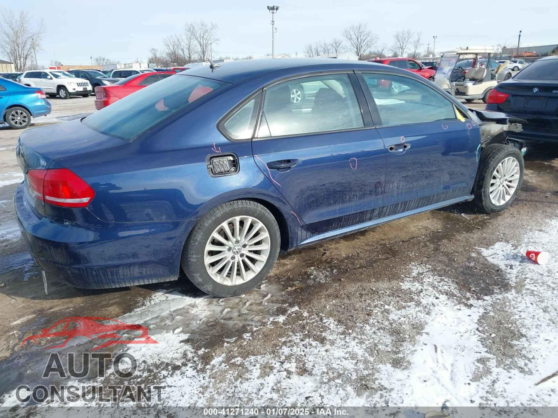 VOLKSWAGEN PASSAT 2014 - 1VWAT7A37EC040656
