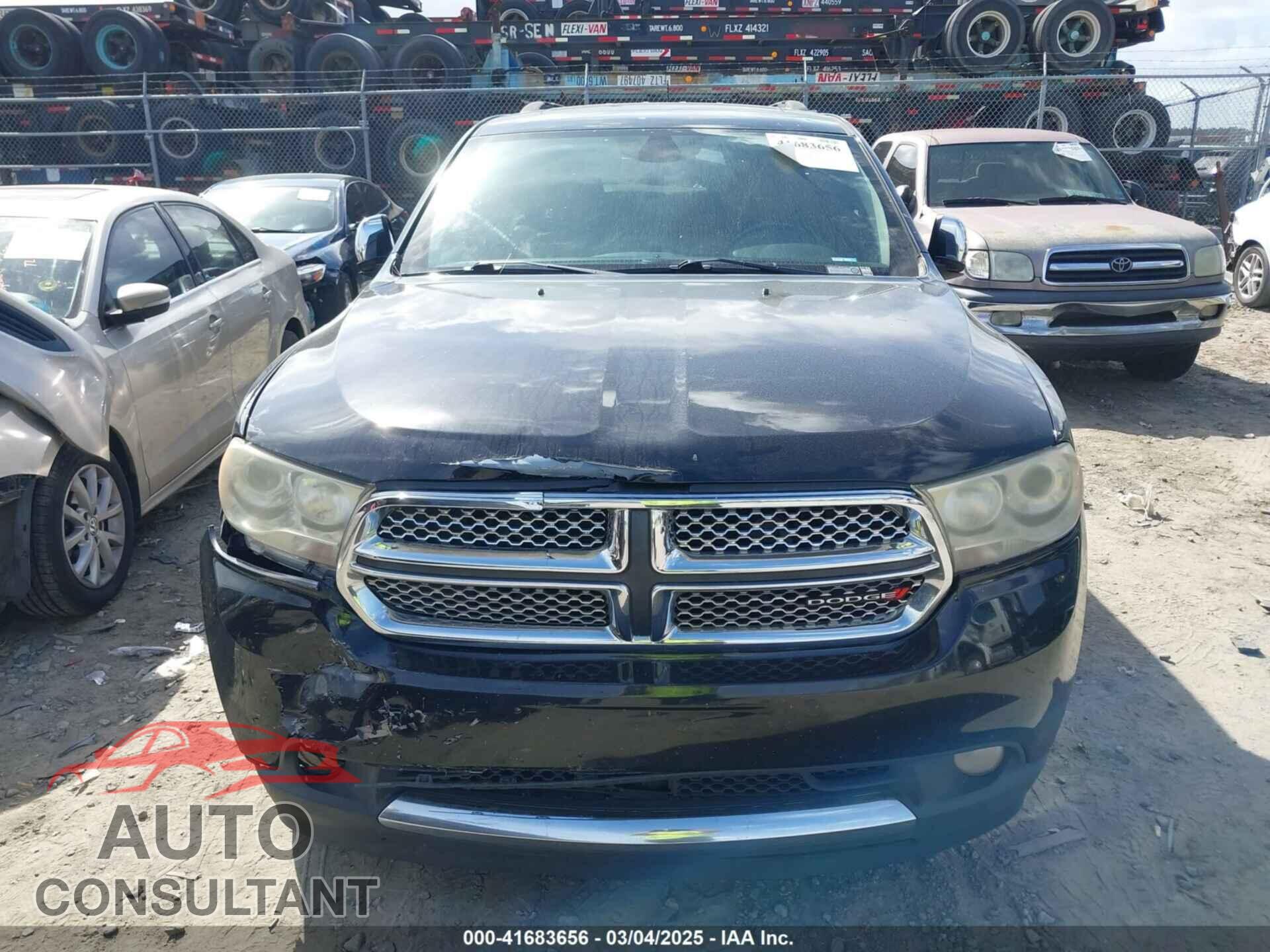 DODGE DURANGO 2012 - 1C4RDHEG3CC266860