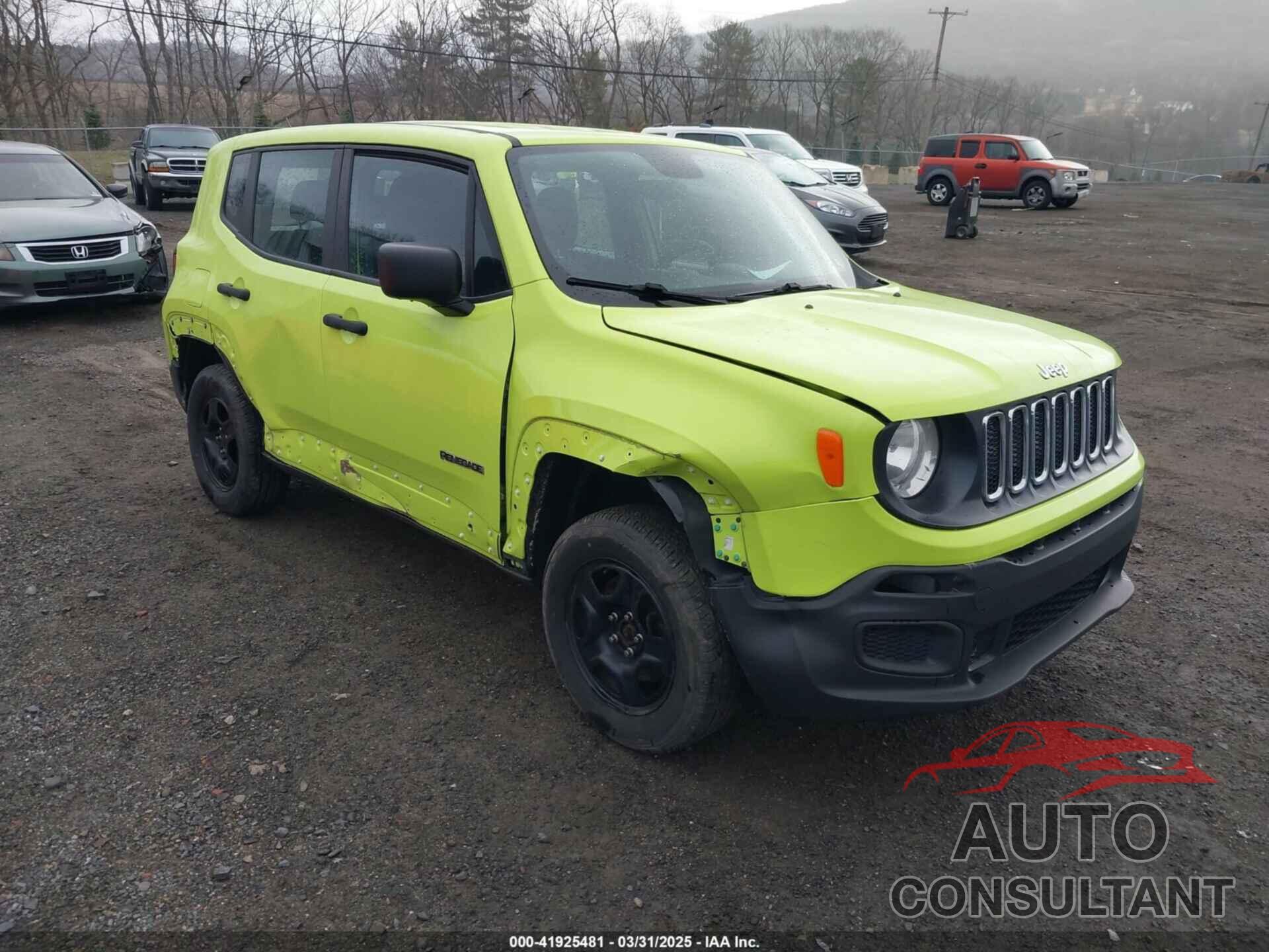 JEEP RENEGADE 2018 - ZACCJBAB2JPJ01961