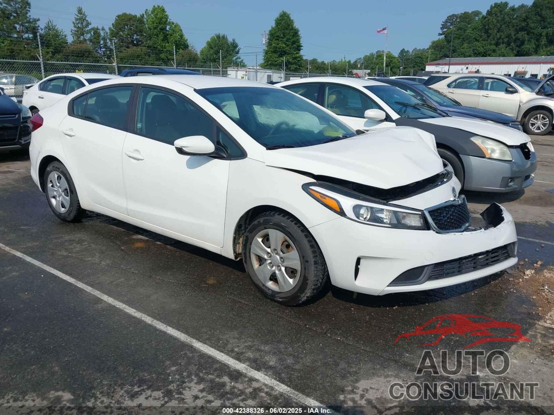 KIA FORTE 2017 - 3KPFK4A76HE009943