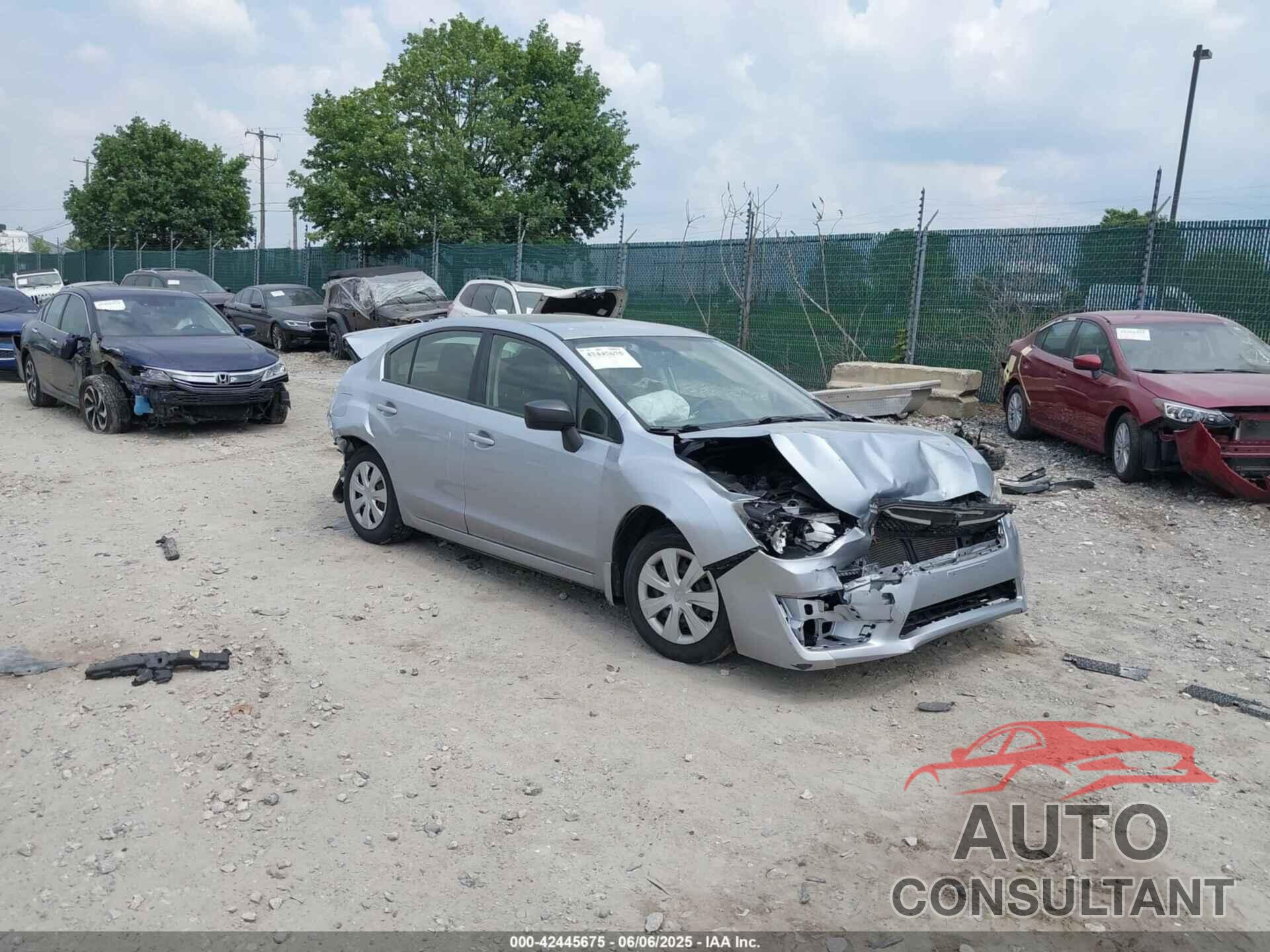 SUBARU IMPREZA 2016 - JF1GJAA62GH013452