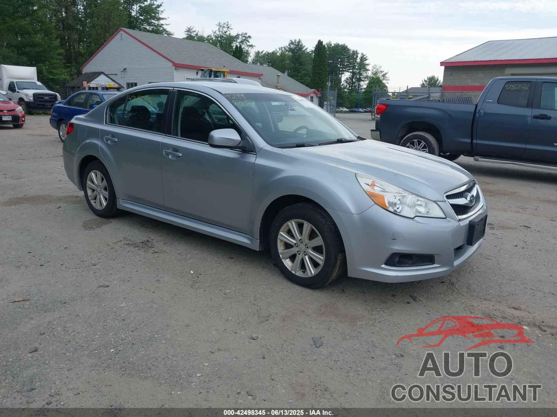 SUBARU LEGACY 2012 - 4S3BMBA61C3037234