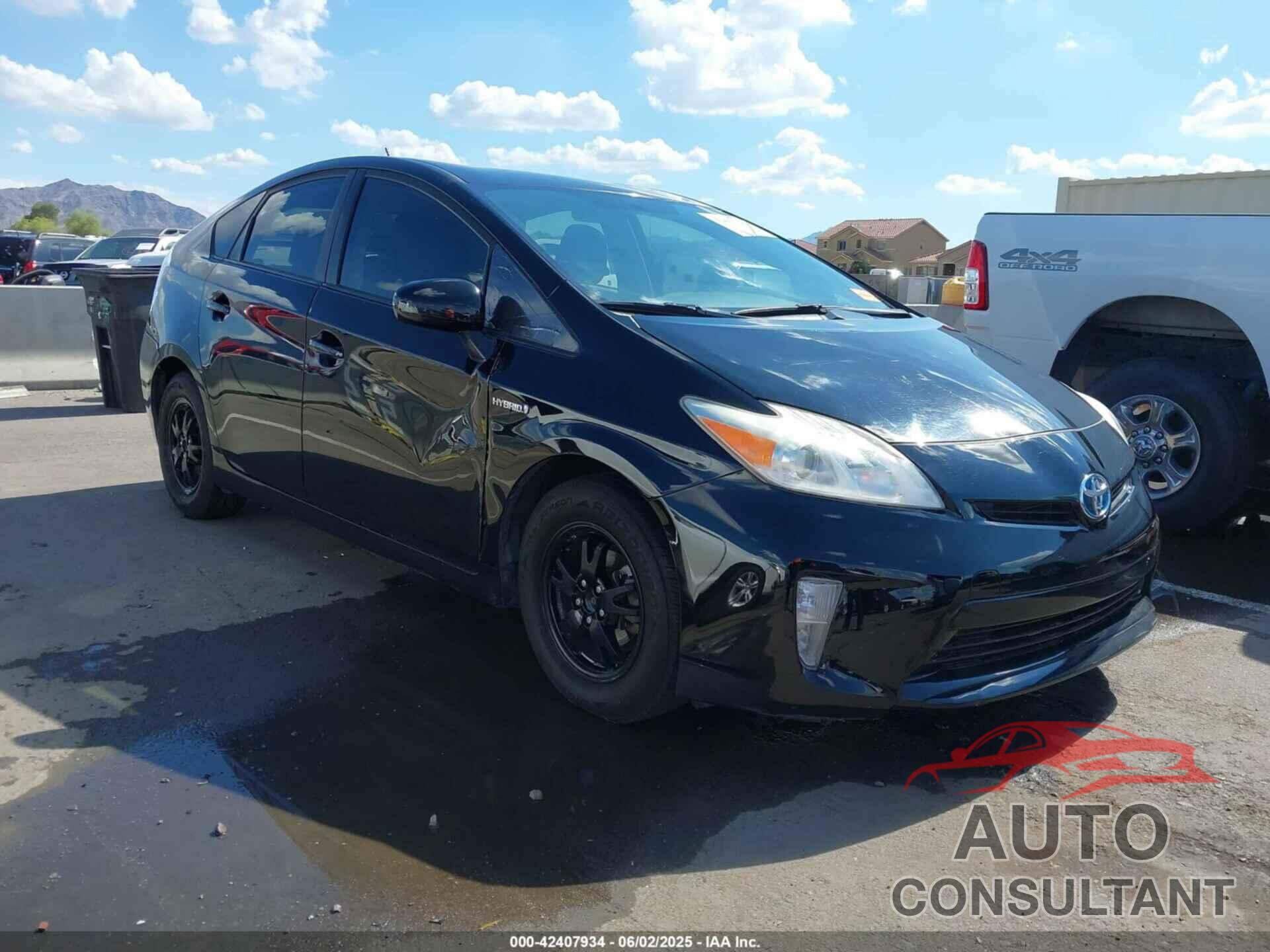 TOYOTA PRIUS 2013 - JTDKN3DU1D5601970